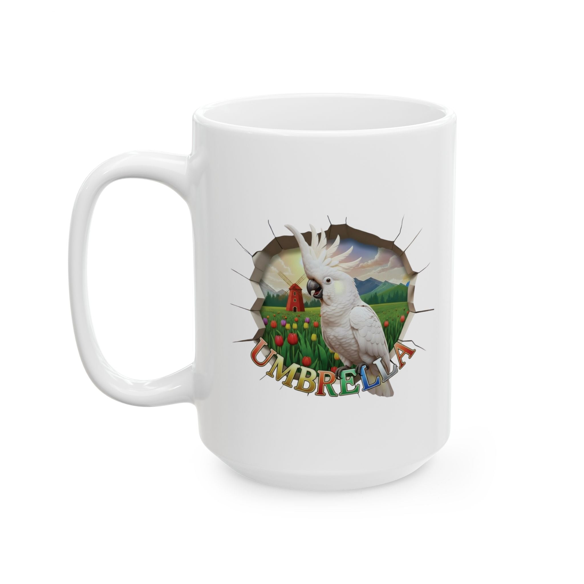 Umbrella Tulip Field Mug