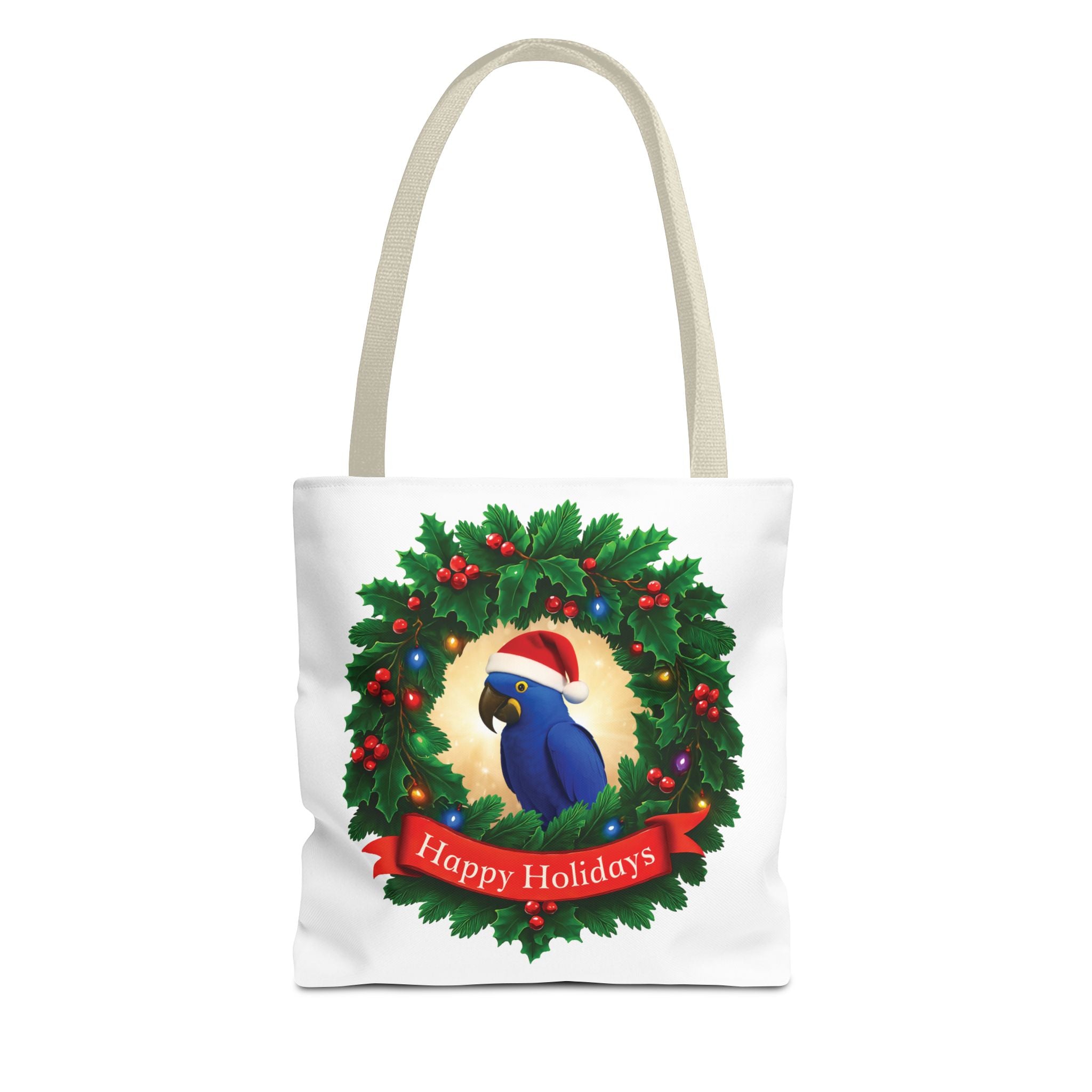 Happy Holidays Hyacinth Tote Bag
