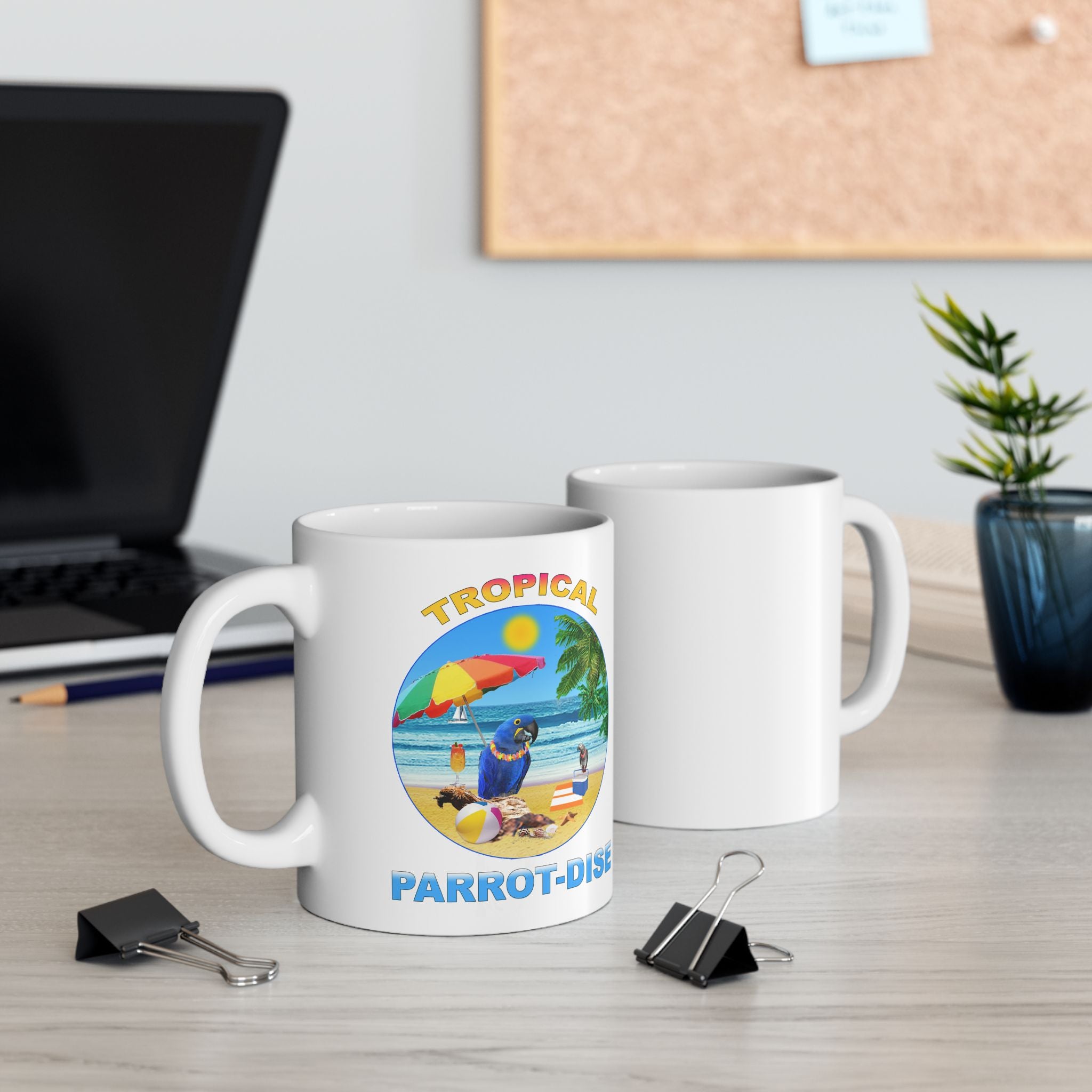 Tropical Parrot-Dise Hyacinth Mug