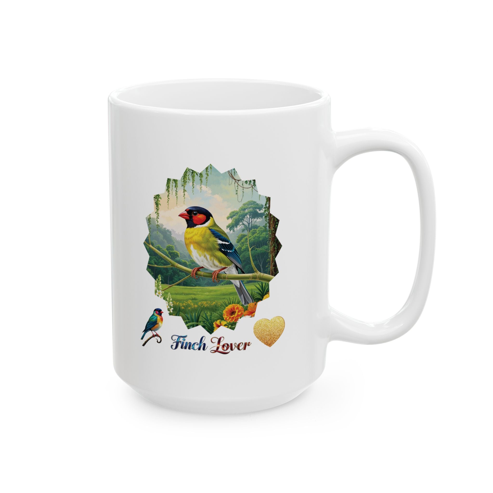 Finch Lover Nature Scenic Mug