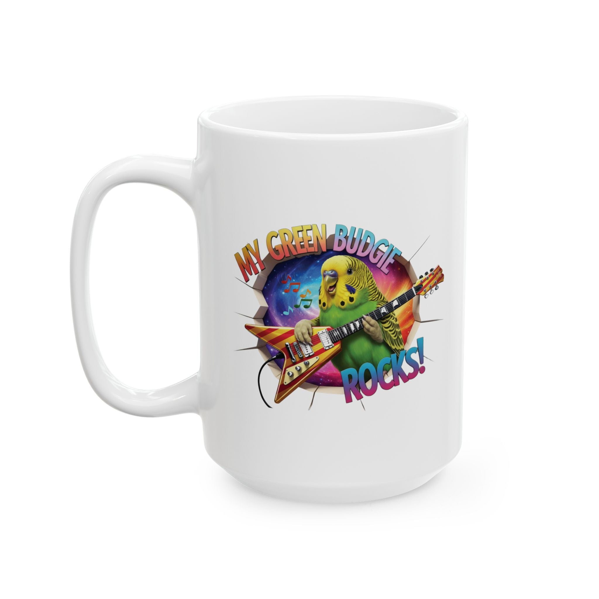 Green Budgie Breakthrough Mug