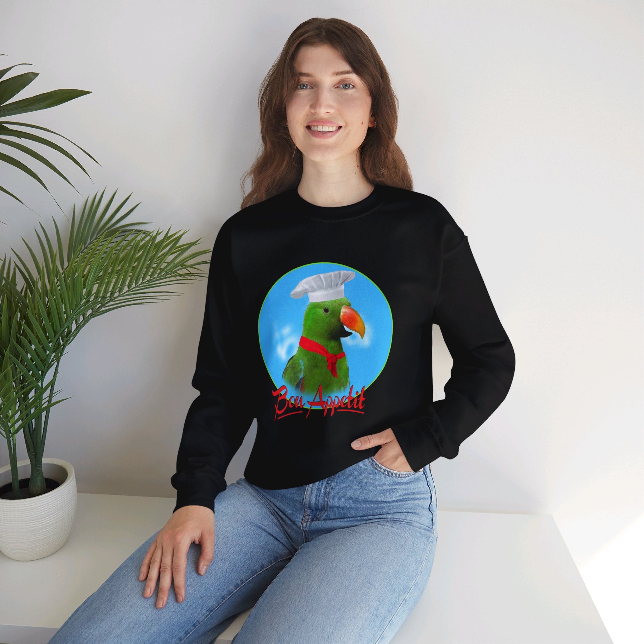 Bon Appetit Green Eclectus Sweatshirt