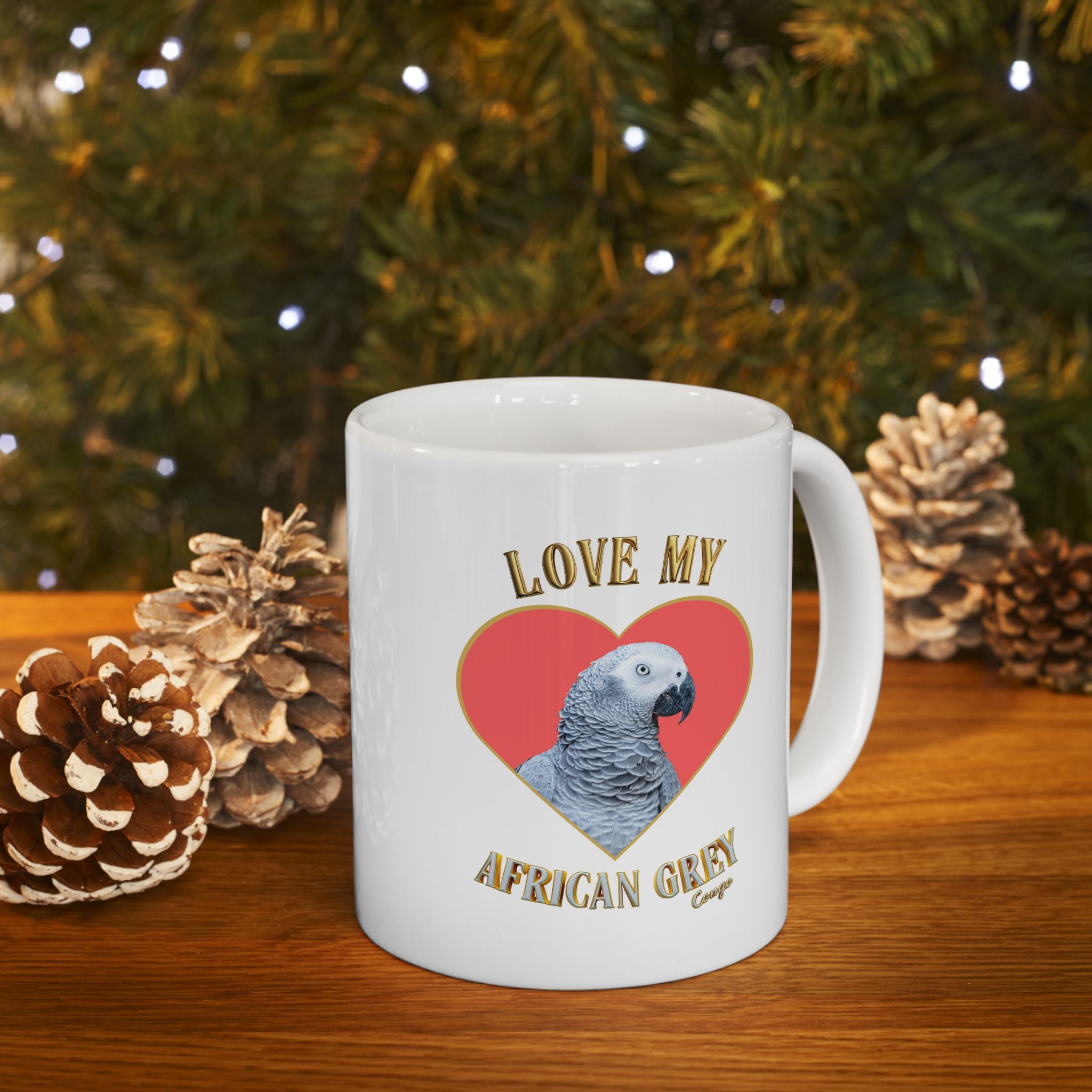 African Grey Congo Mug