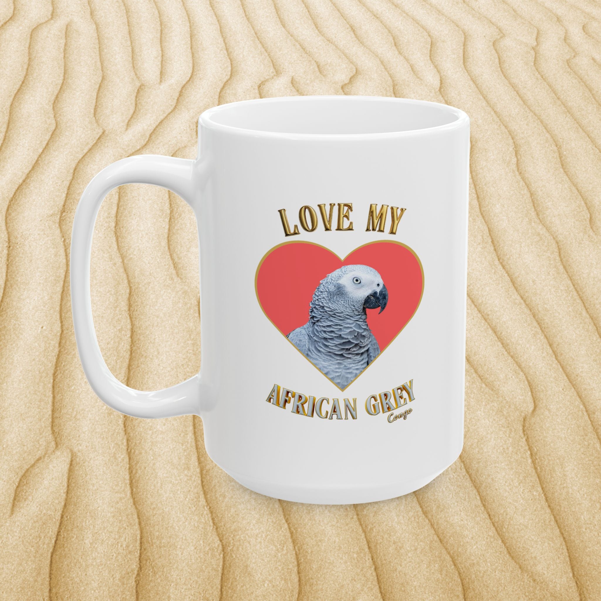 African Grey Congo Mug