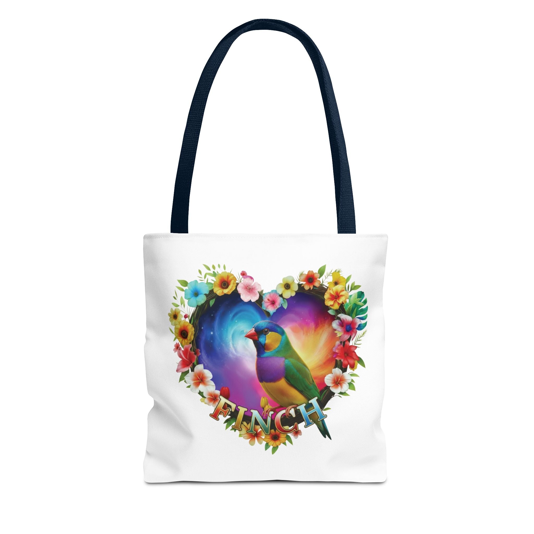 Rainbow Finch Tote Bag