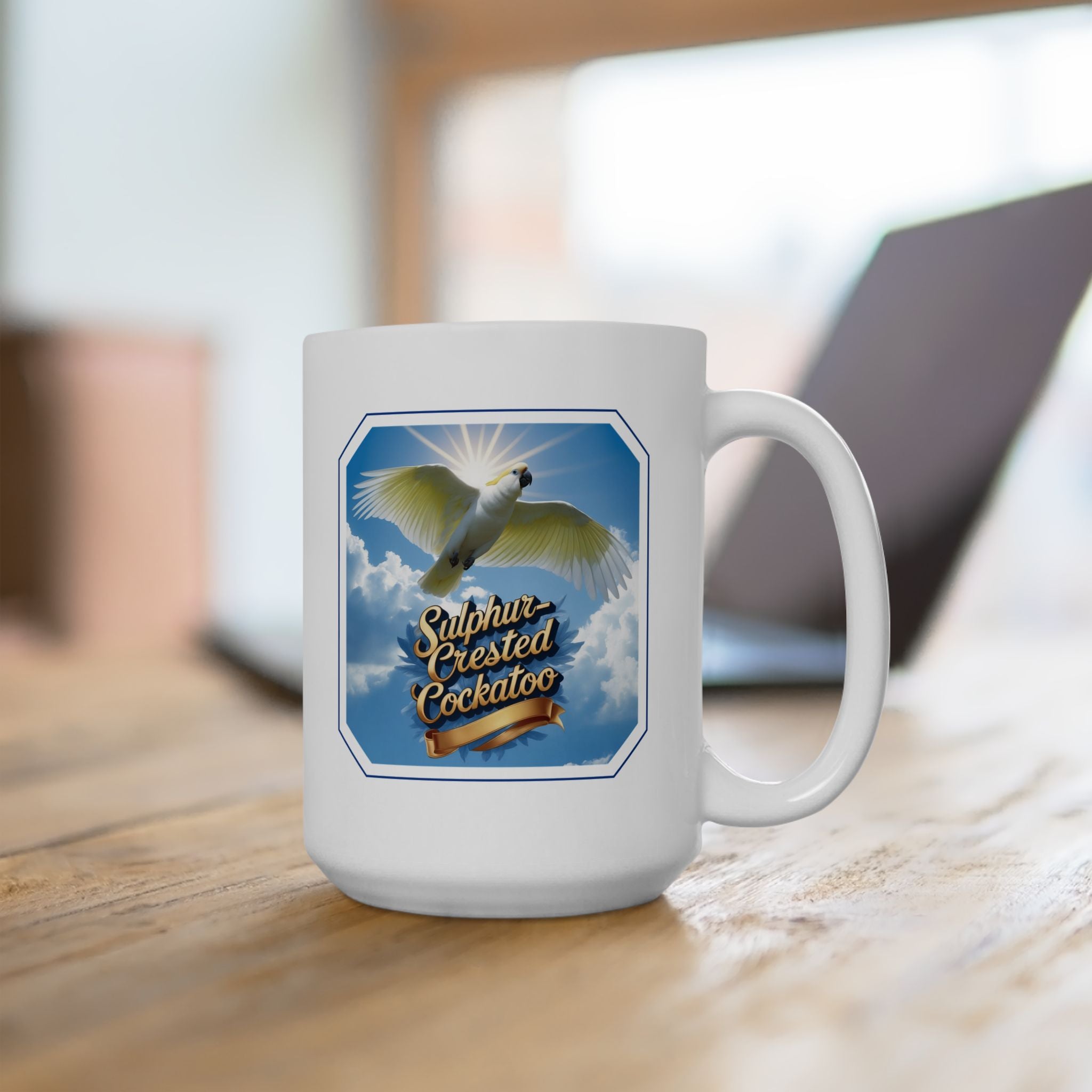 Sulphur Crested Cockatoo Sky Mug