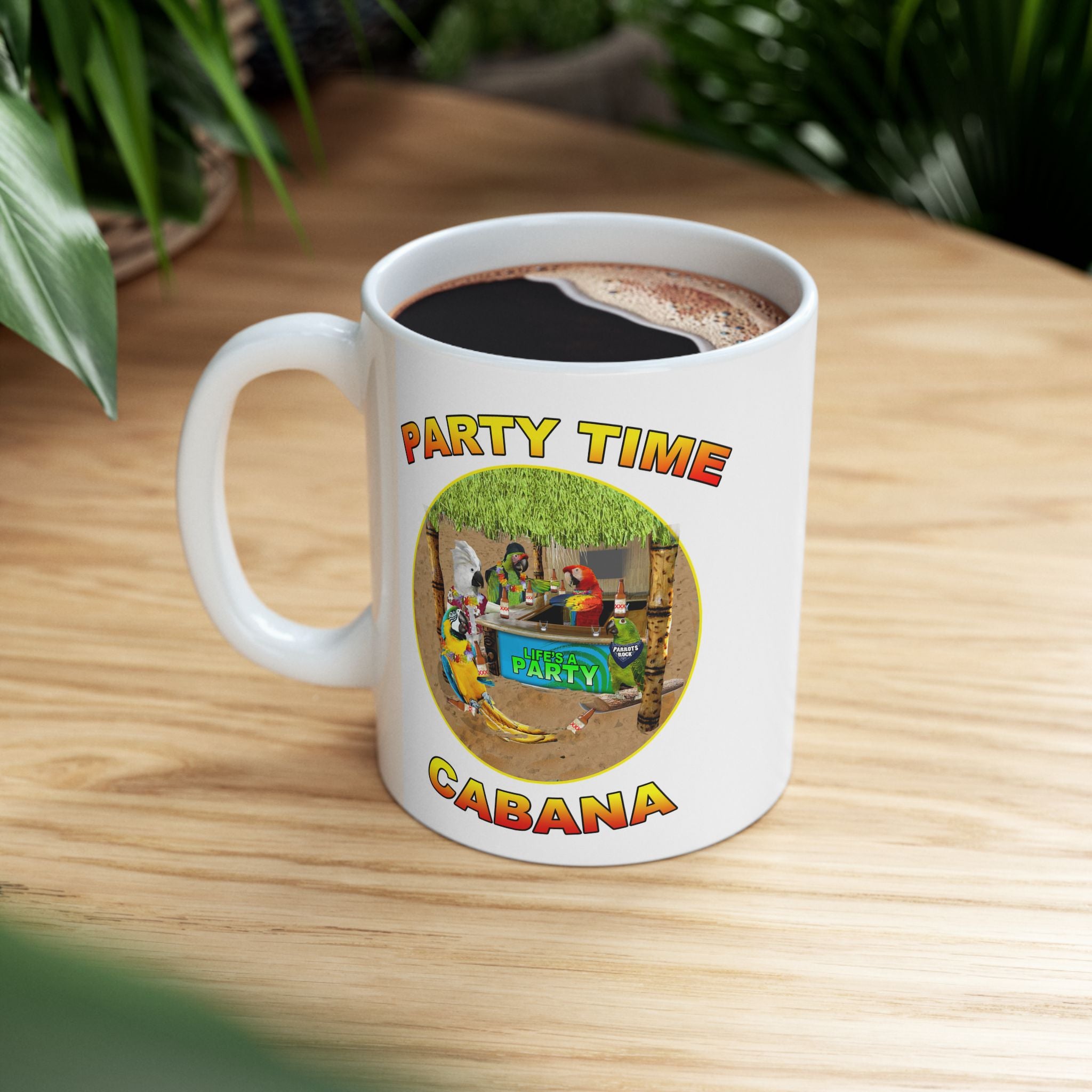Party Time Cabana Amazon Mug
