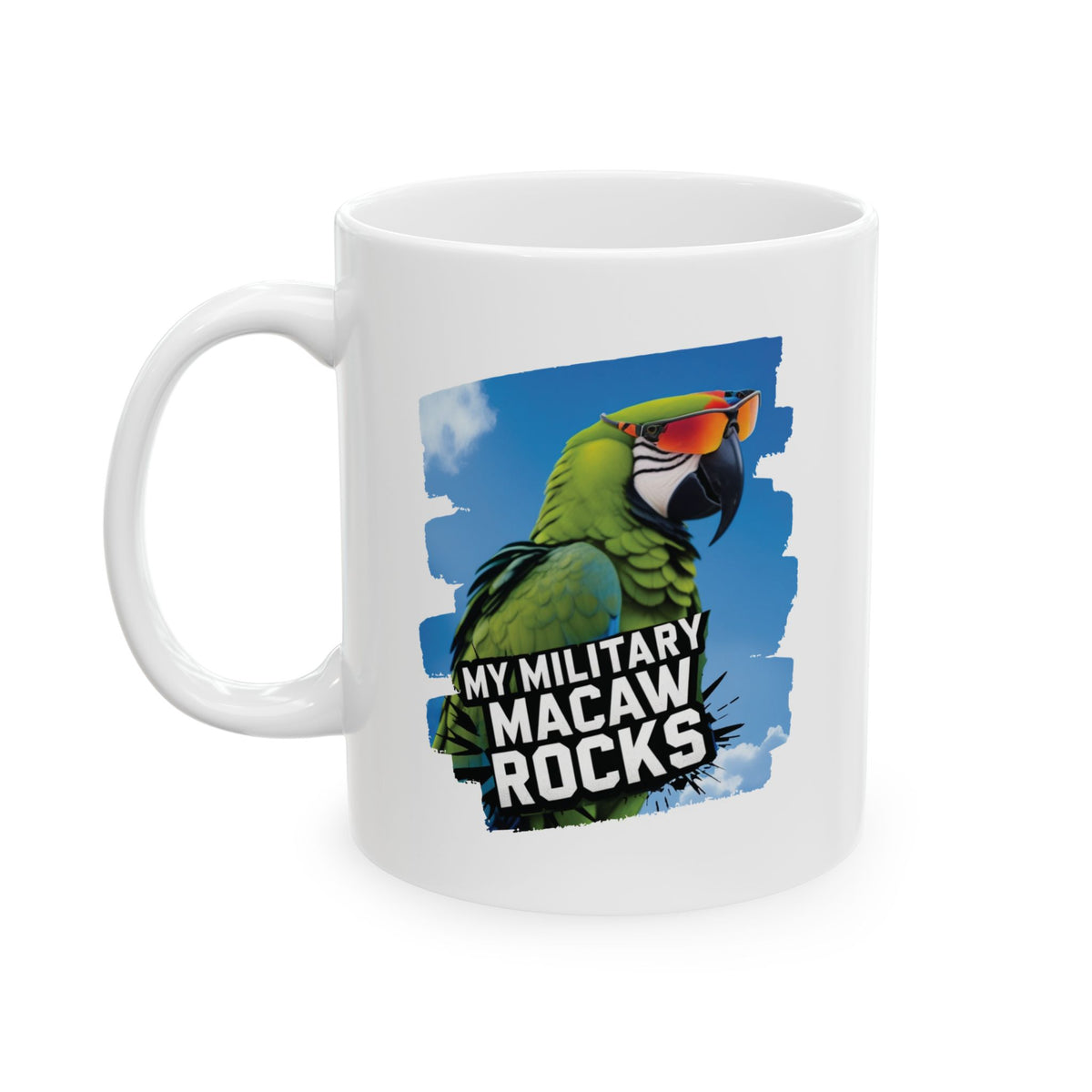 My Military Macaw Rocks Mug