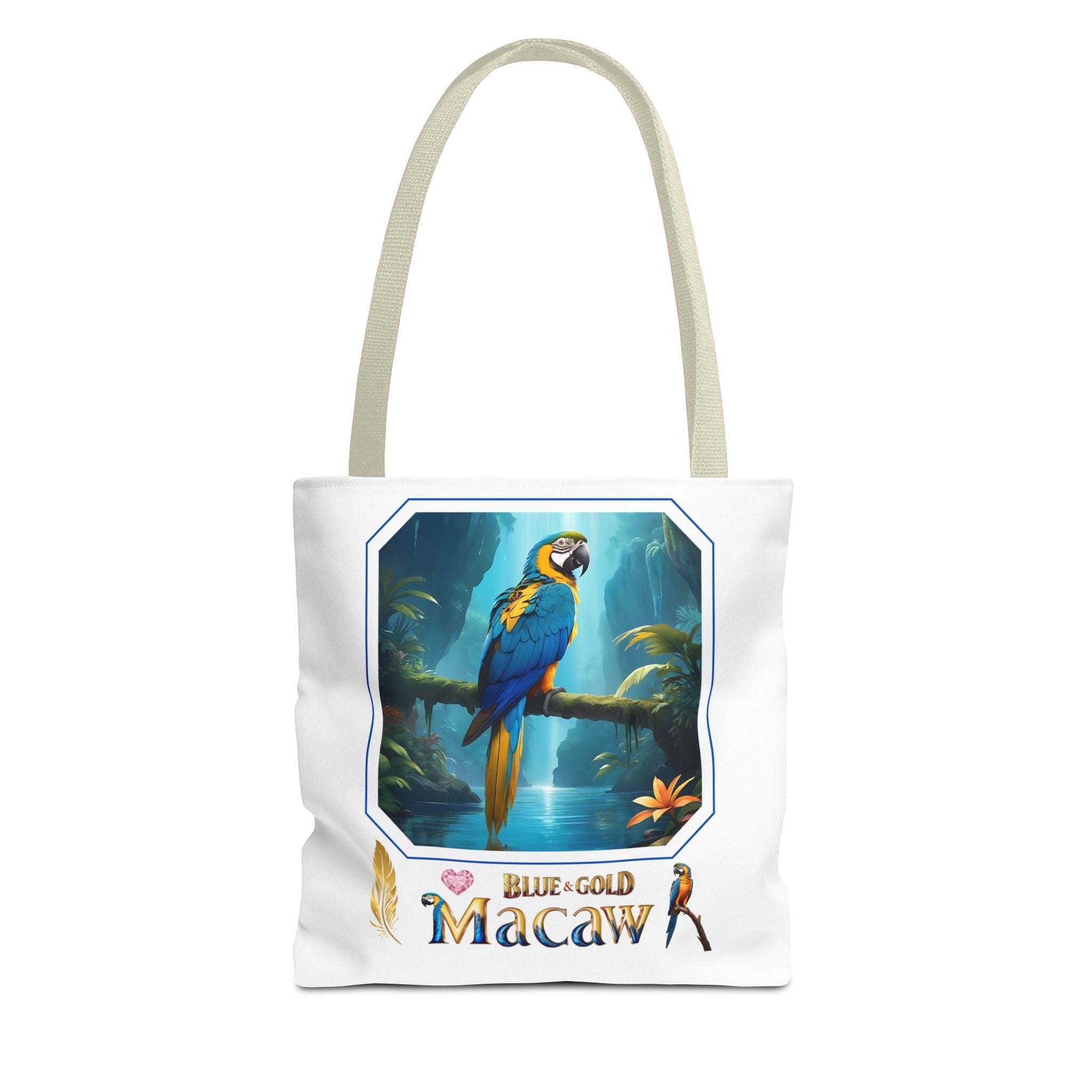 Blue & Gold Macaw Valley Tote Bag