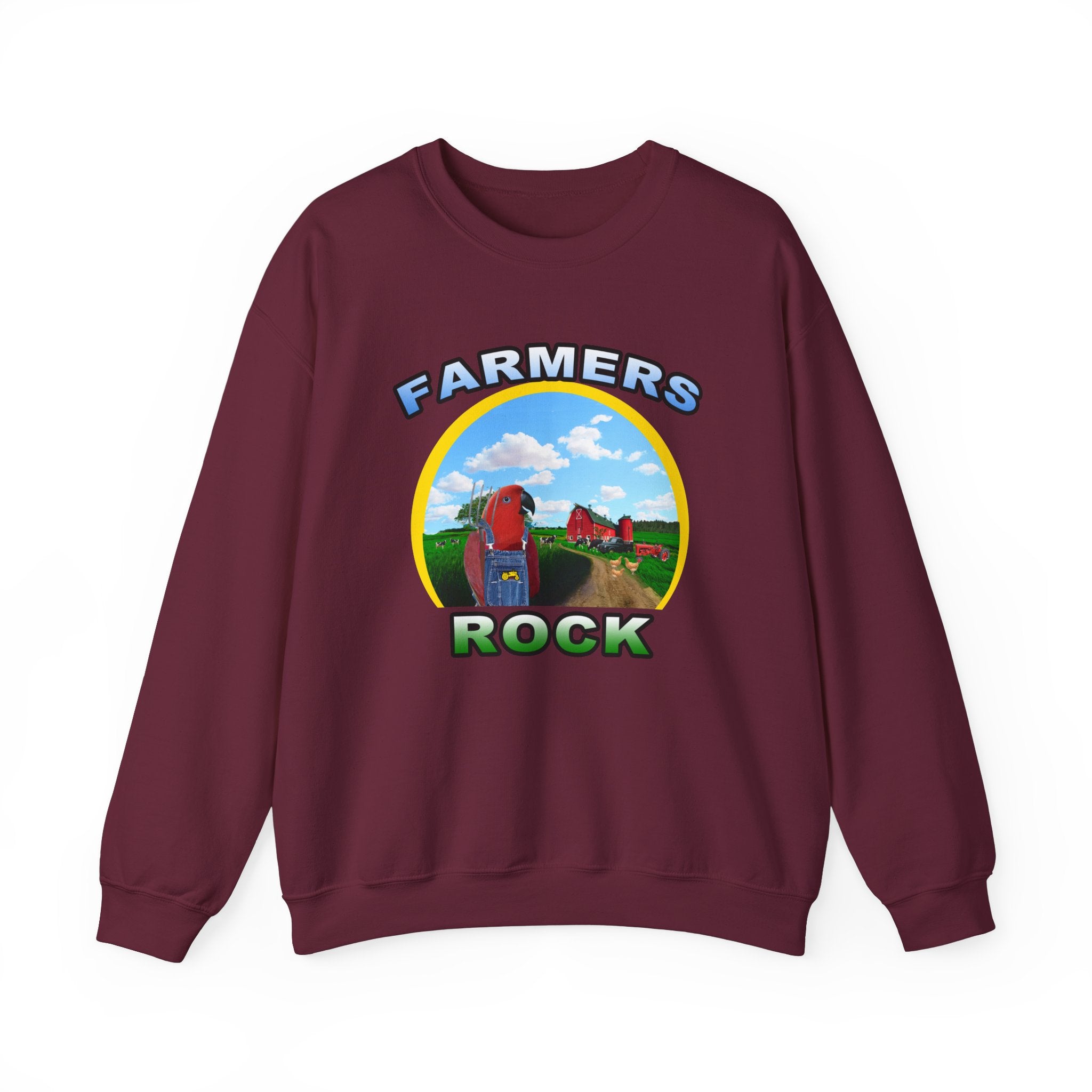 Farmers Rock Red Eclectus Sweatshirt