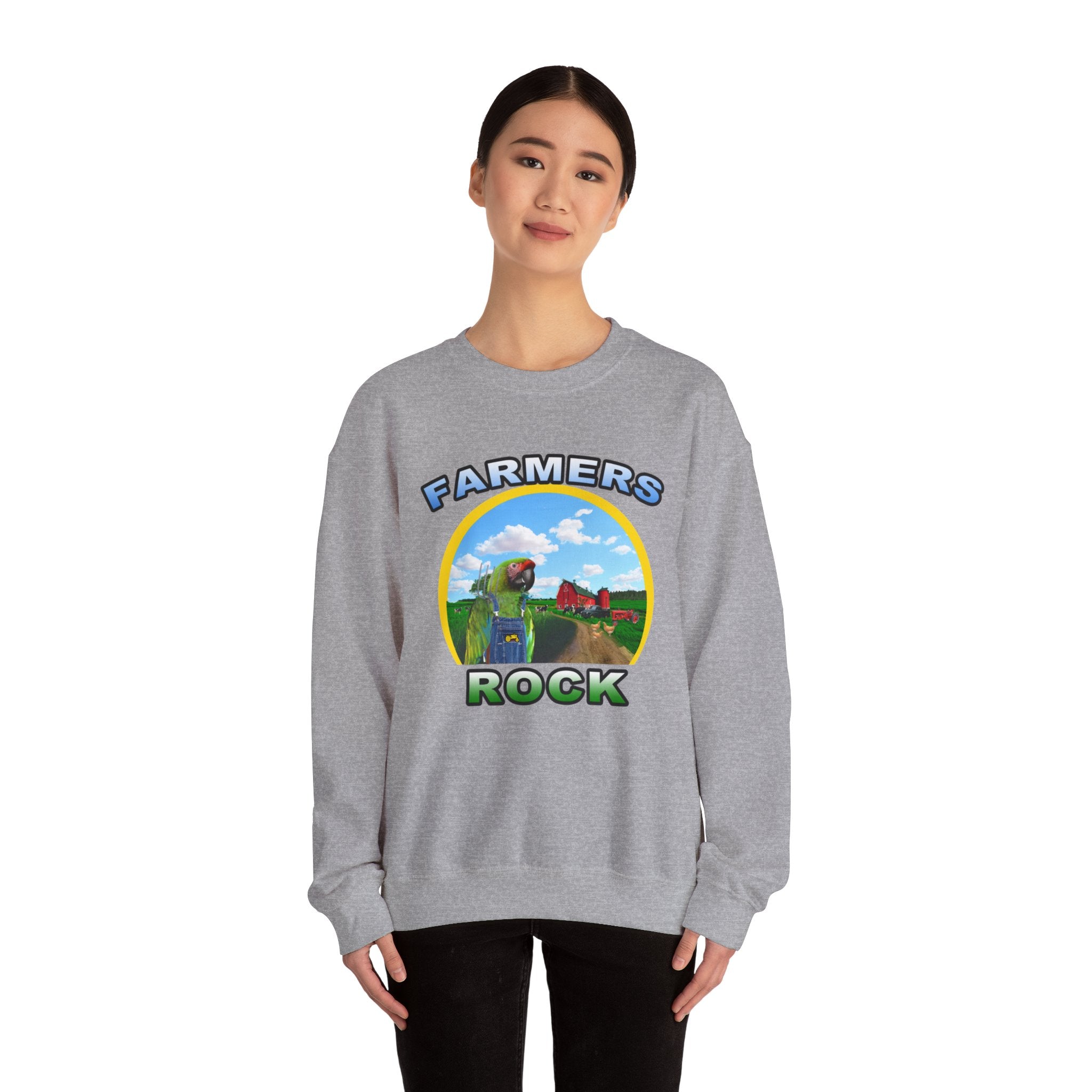 Farmers Rock Military Sweatshirt