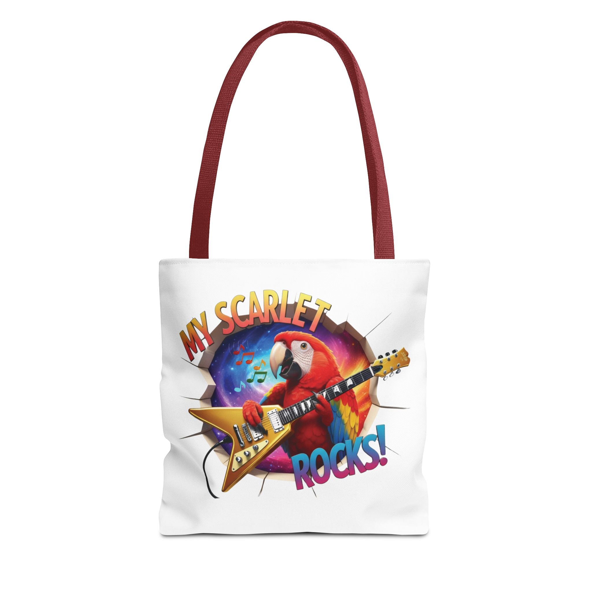 Scarlet Macaw Breakthrough Tote Bag