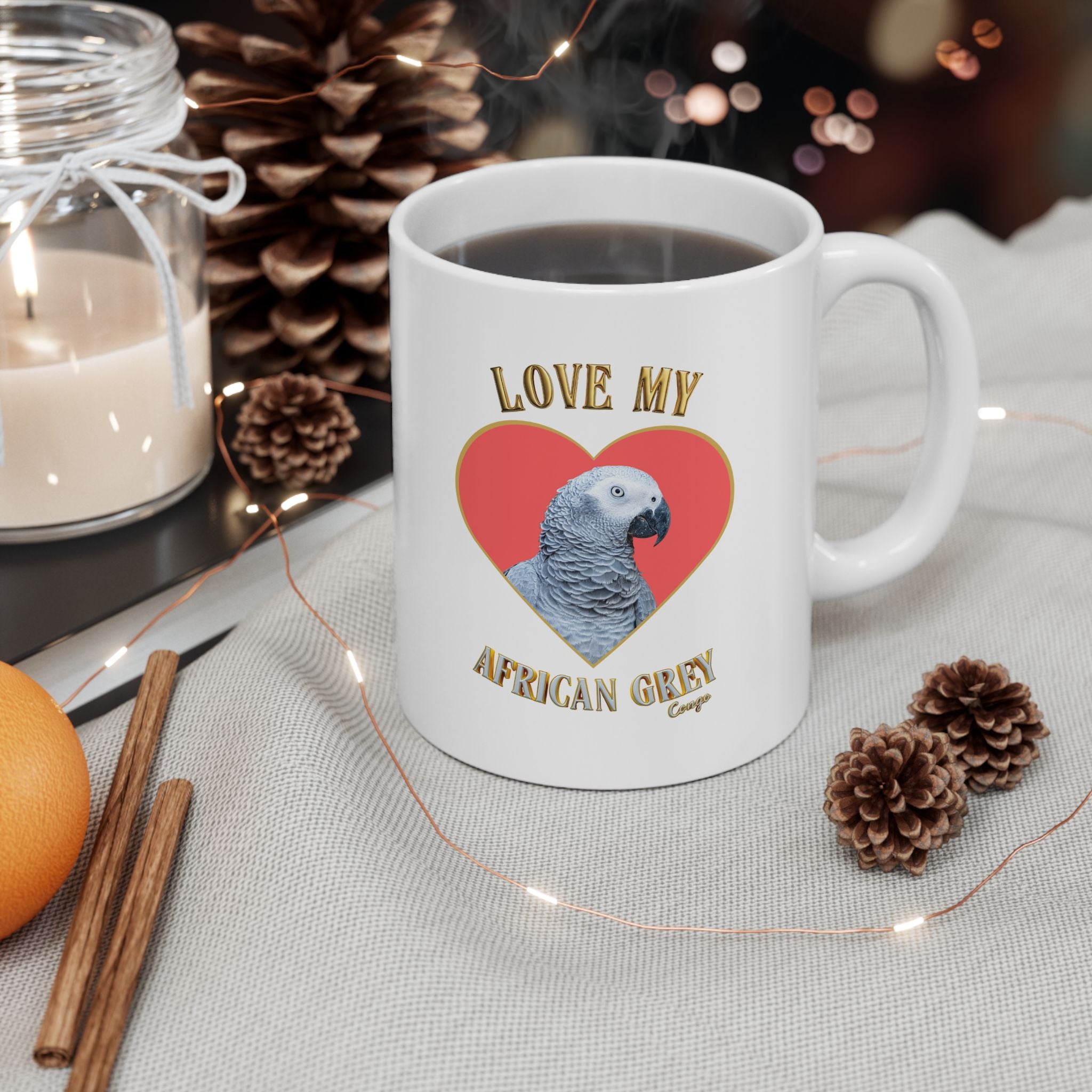 African Grey Congo Mug