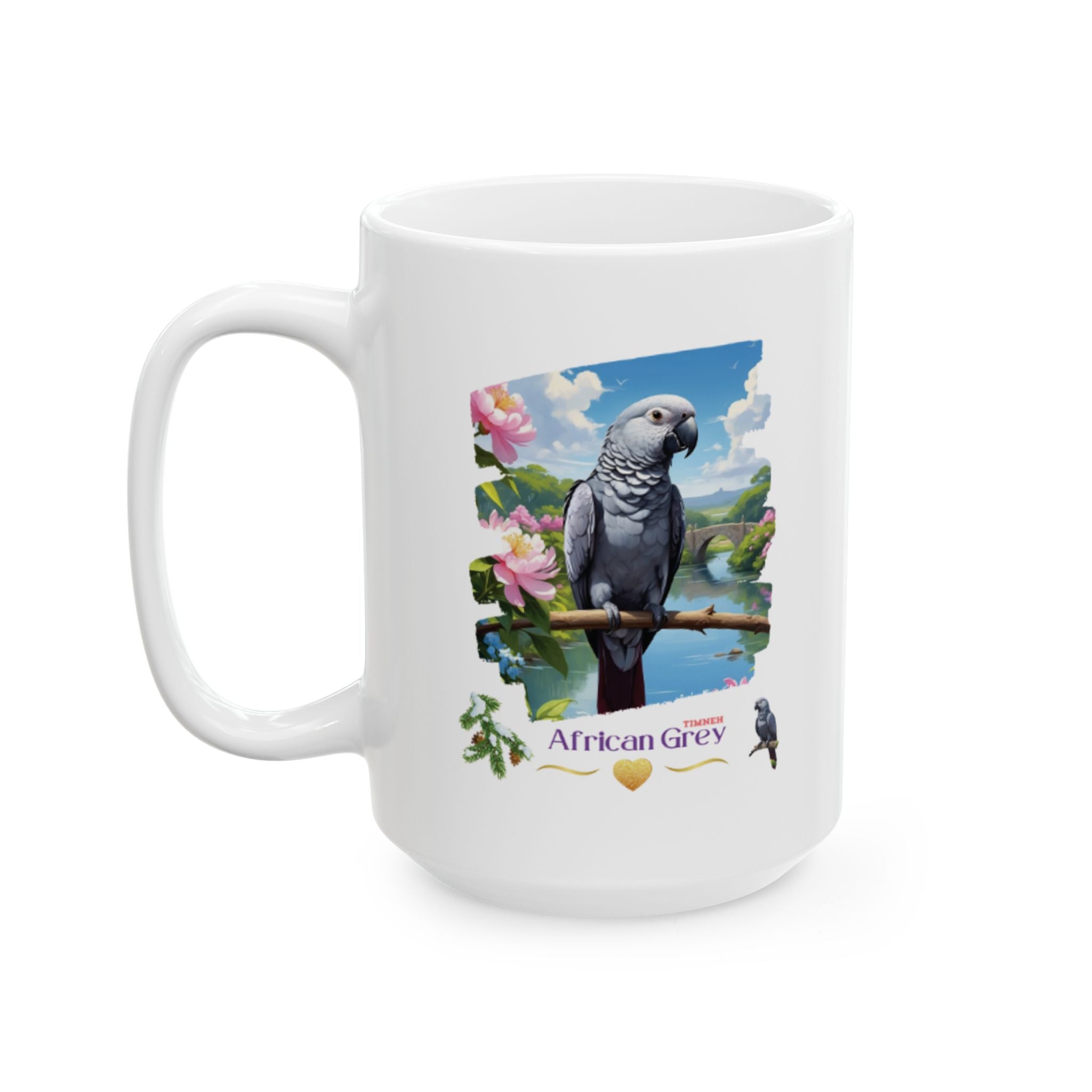 African Grey Timneh Nature Mug