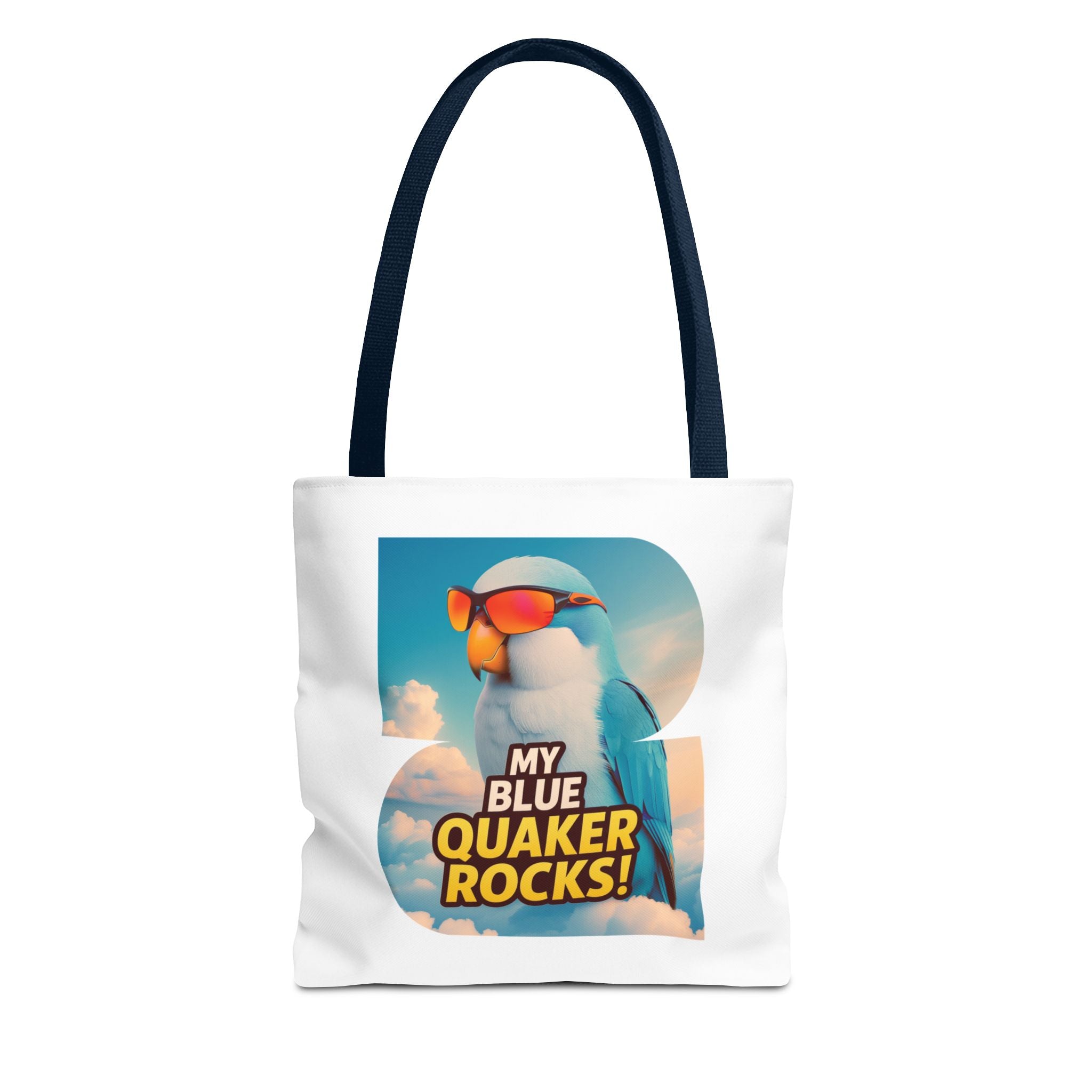 Blue Quaker Tote Bag