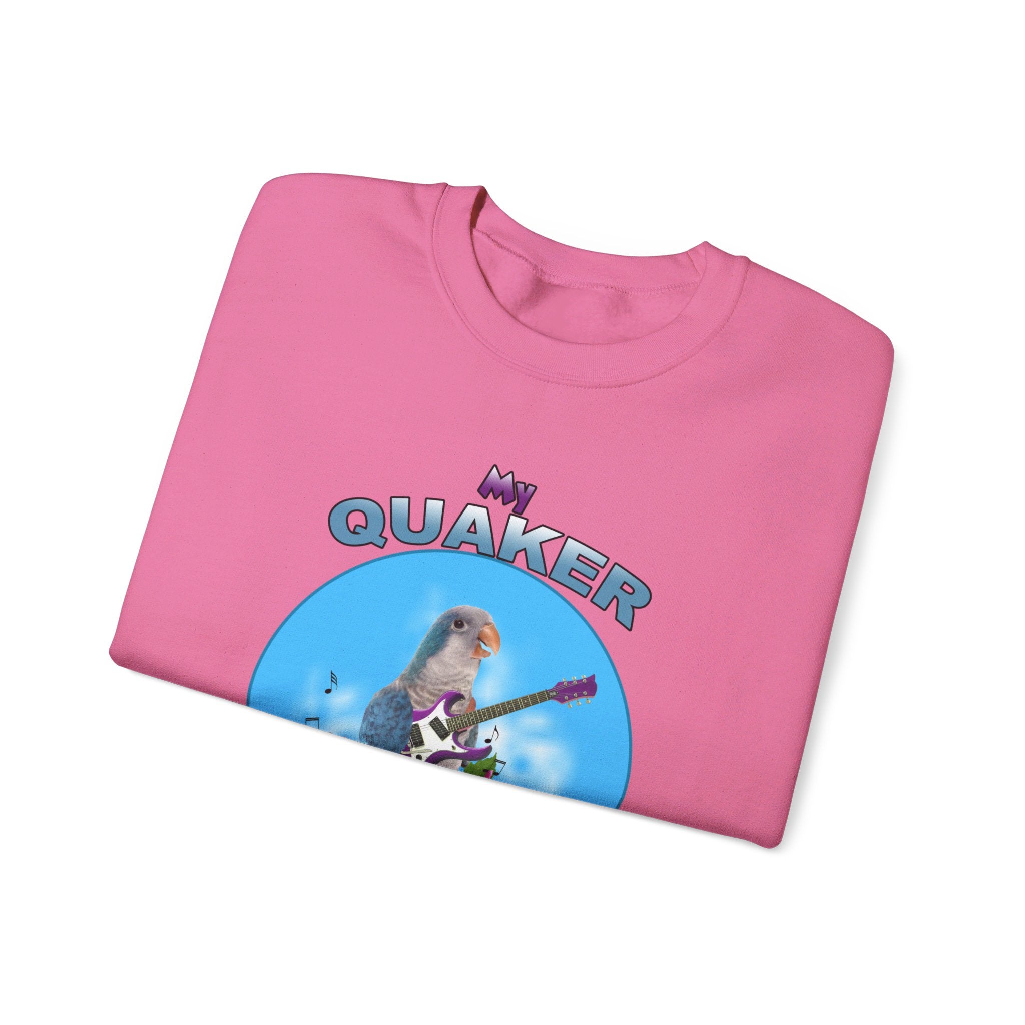 My Blue Quaker Rocks Guitar Sweatshirt