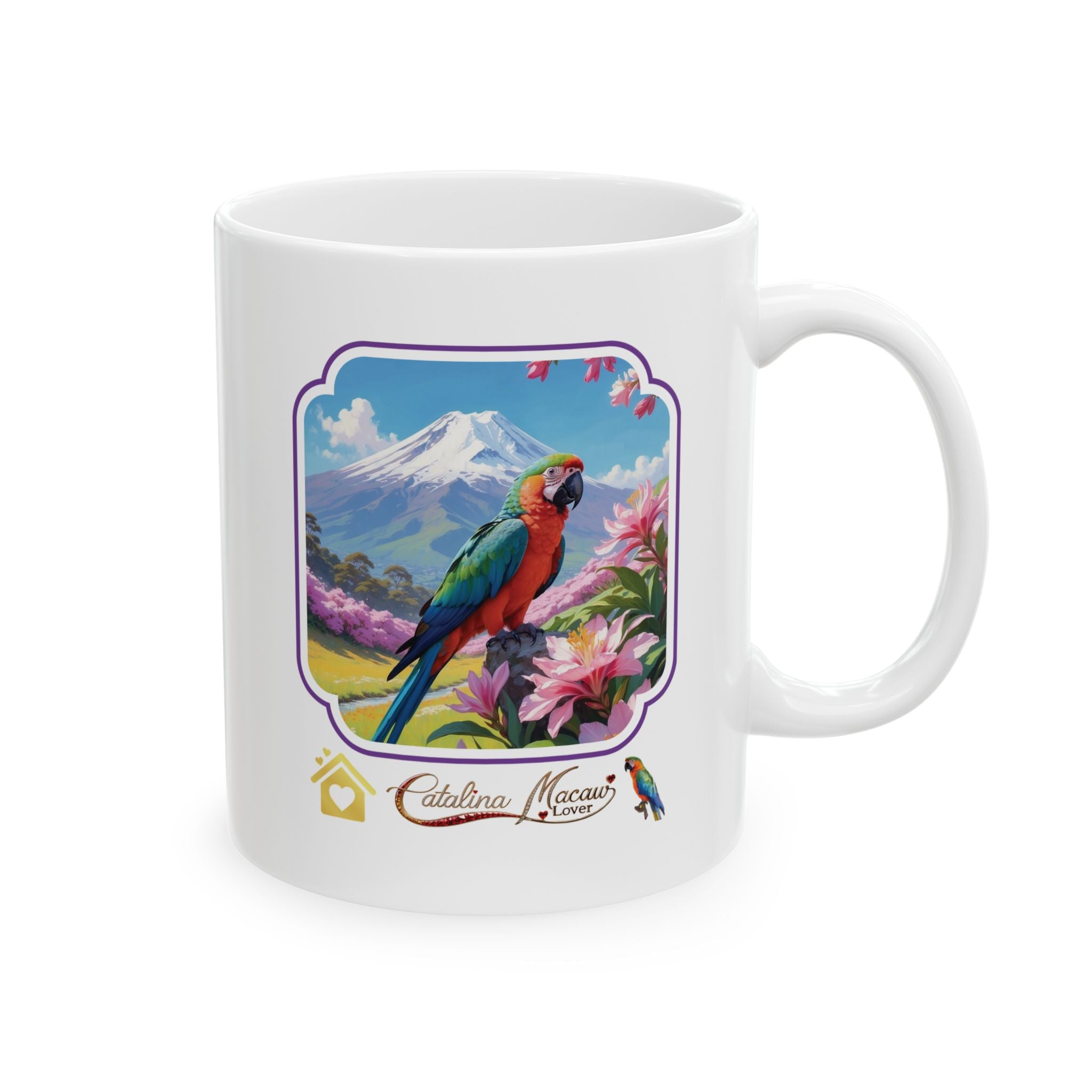 Mountain Catalina Macaw Lover Mug