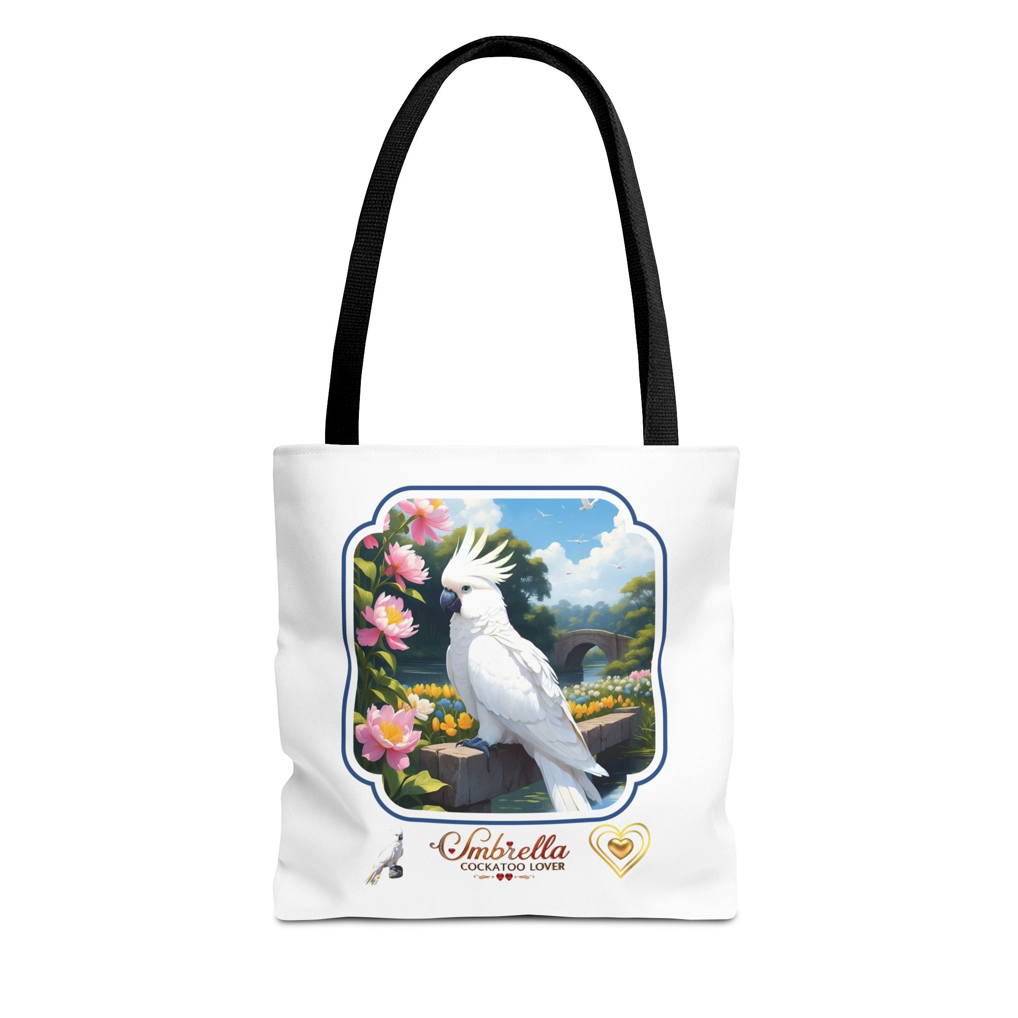 White Umbrella Cockatoo Lover Tote Bag