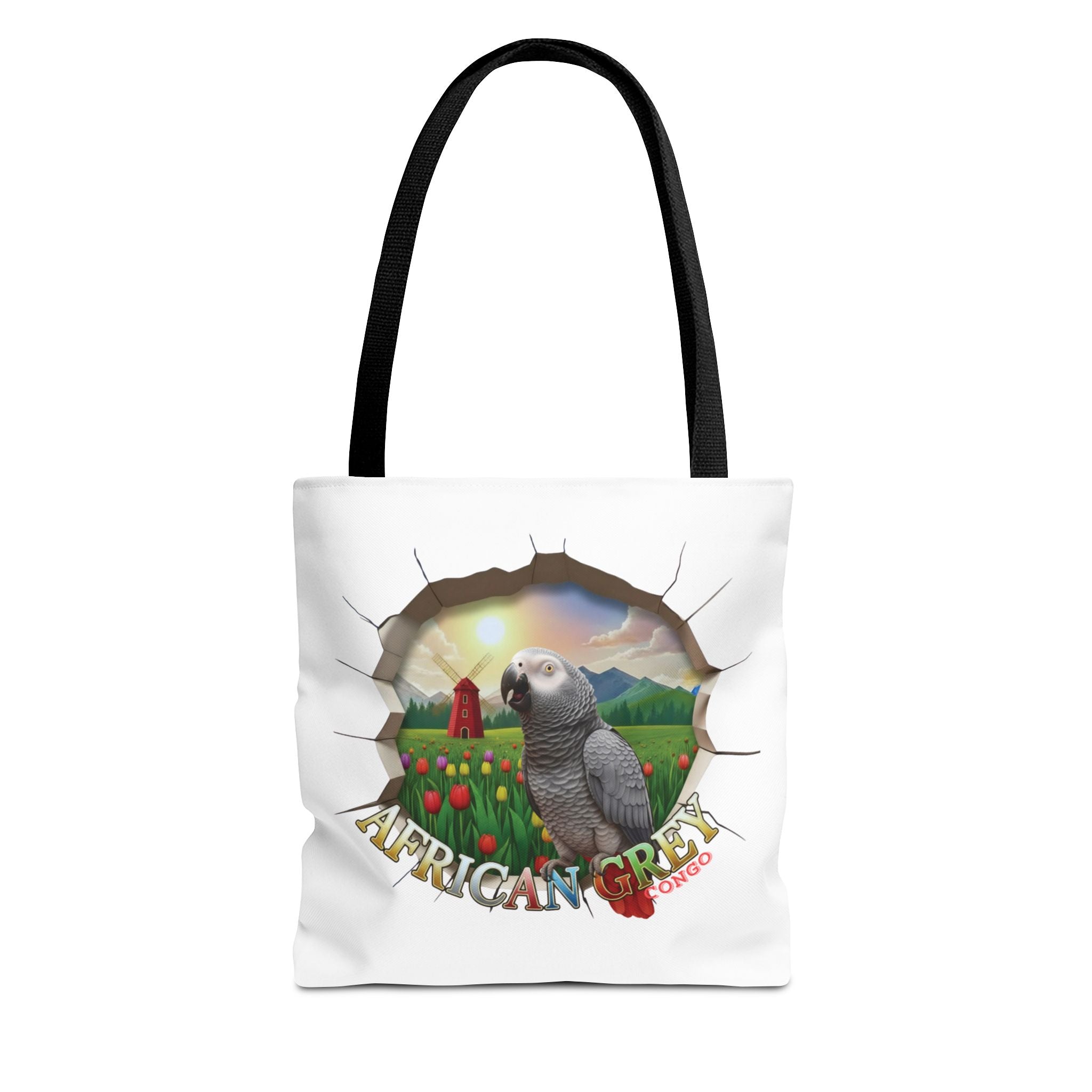 African Grey Congo Garden Tote Bag