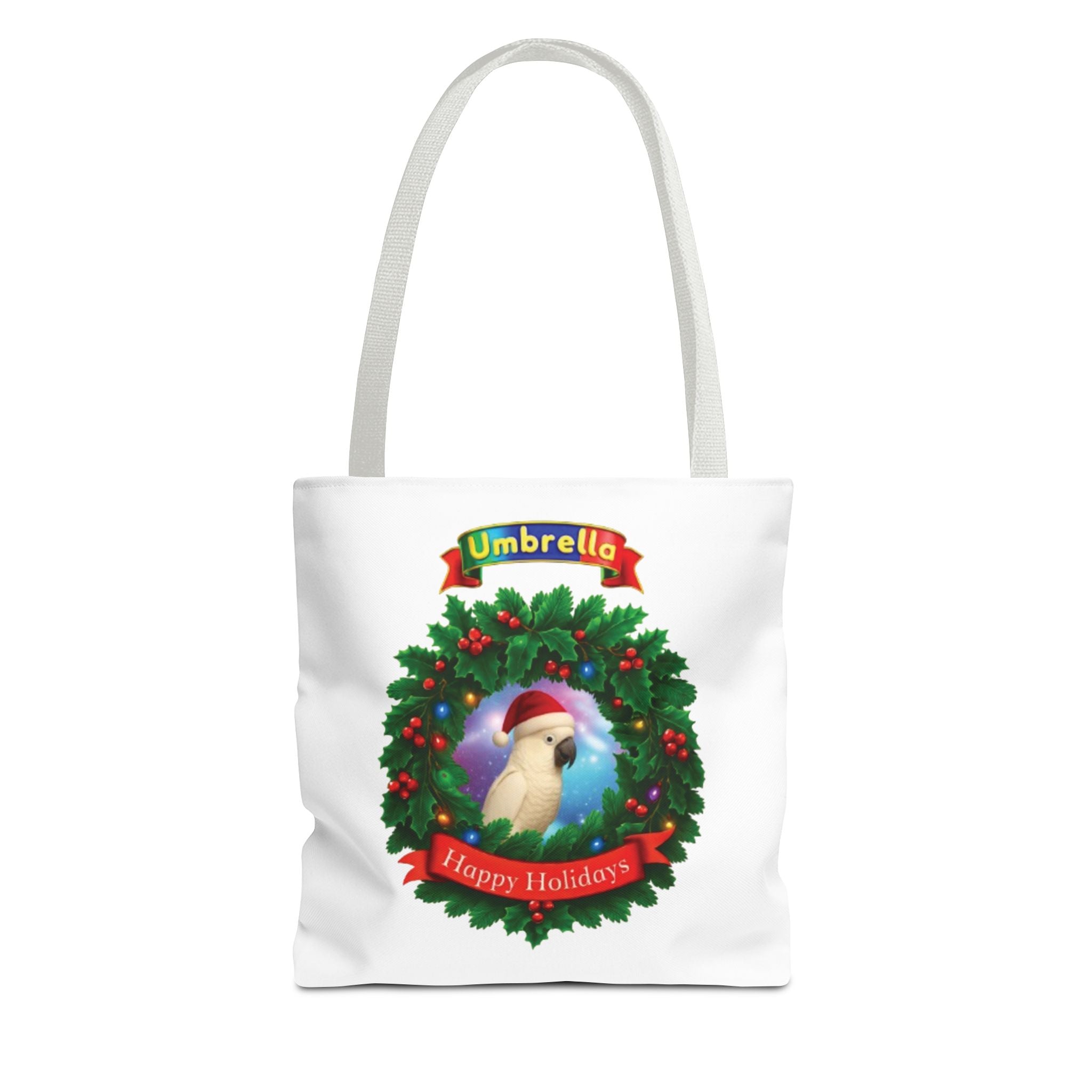 Happy Holidays Umbrella Tote Bag