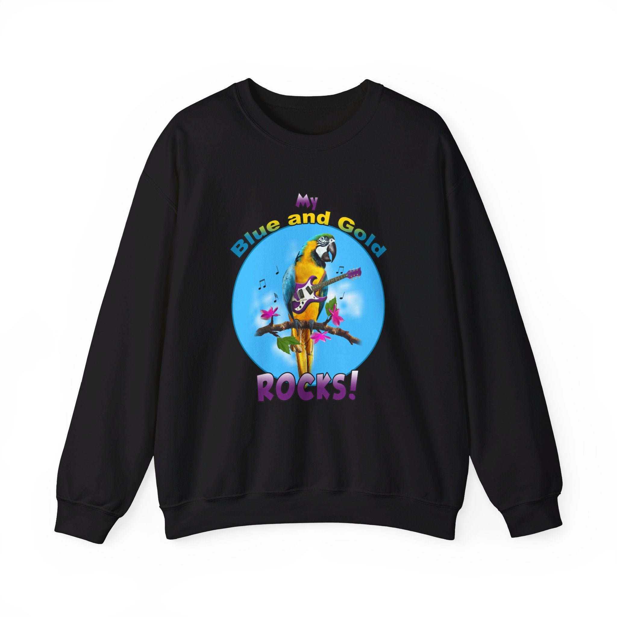 My Blue And Gold Rocks Guitar Sweatshirt