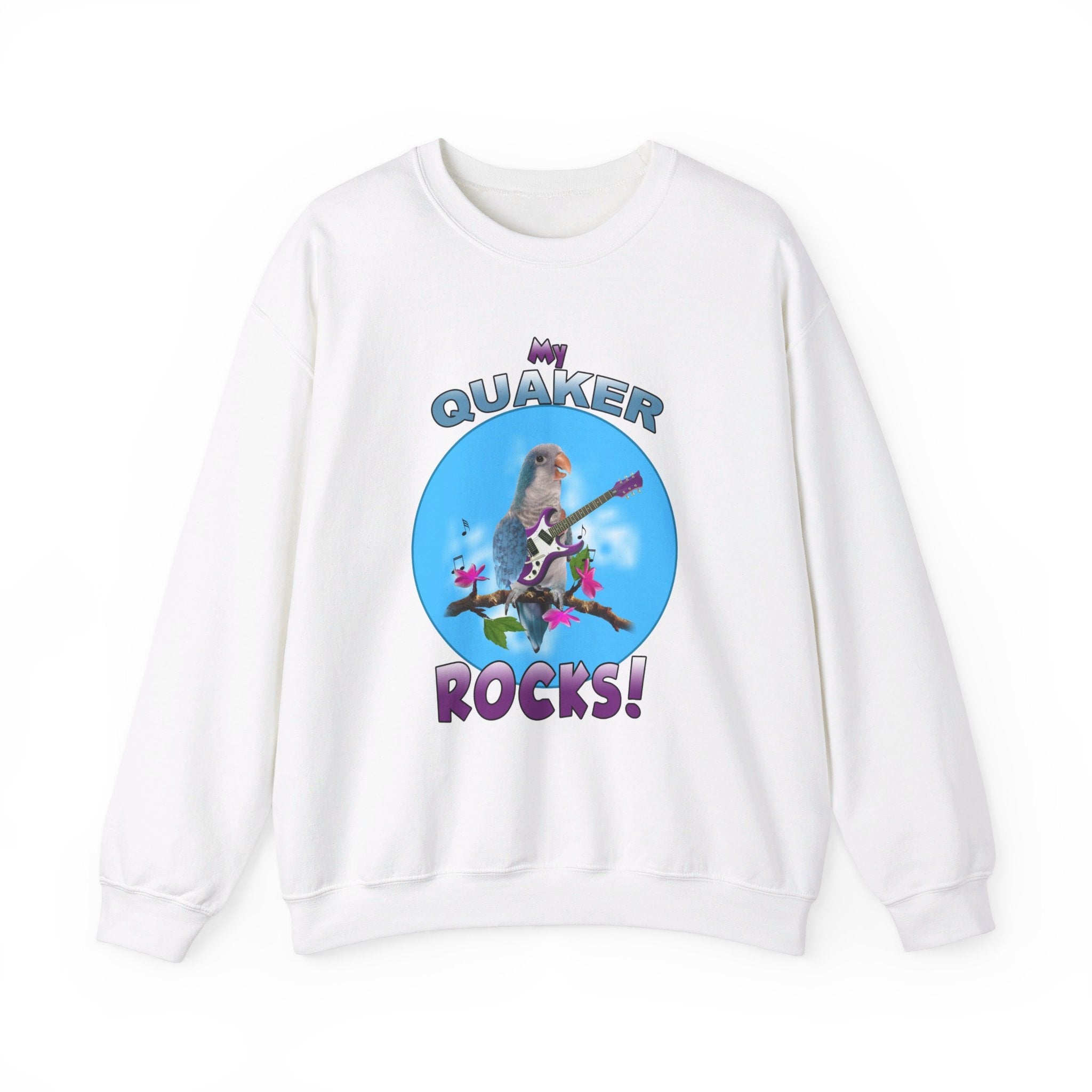 My Blue Quaker Rocks Guitar Sweatshirt