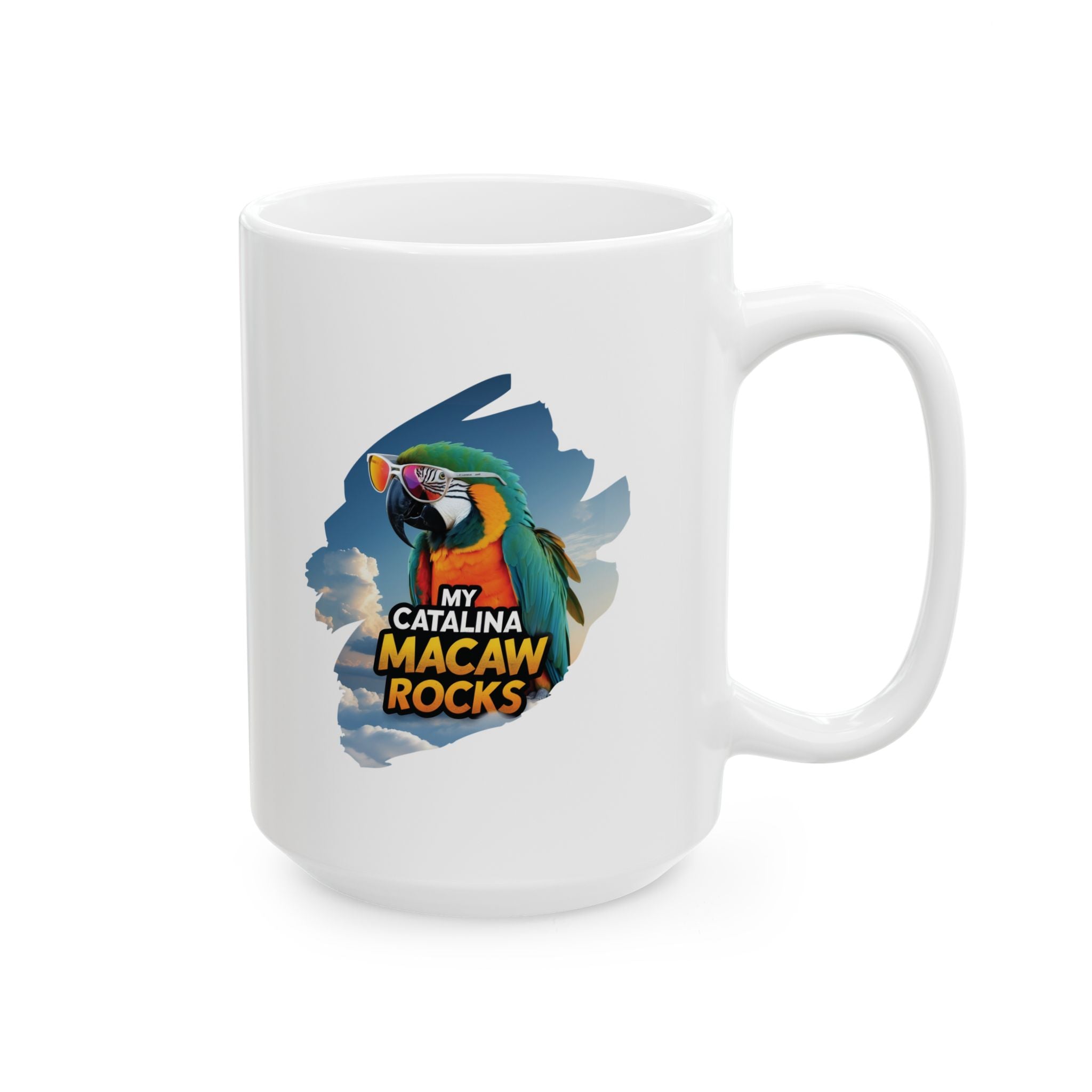 Catalina Macaw Rocks Mug