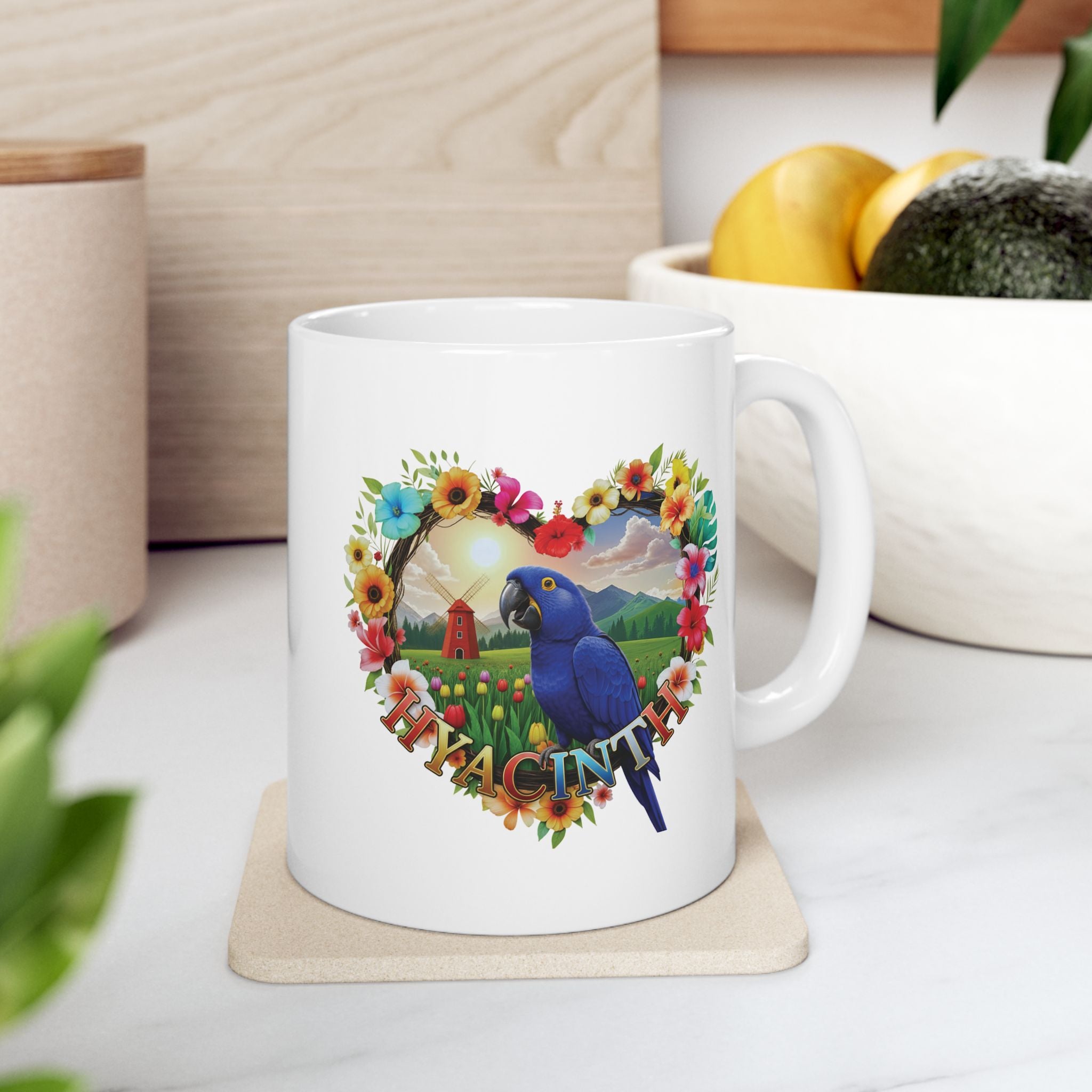Hyacinth Parrot Coffee Mug