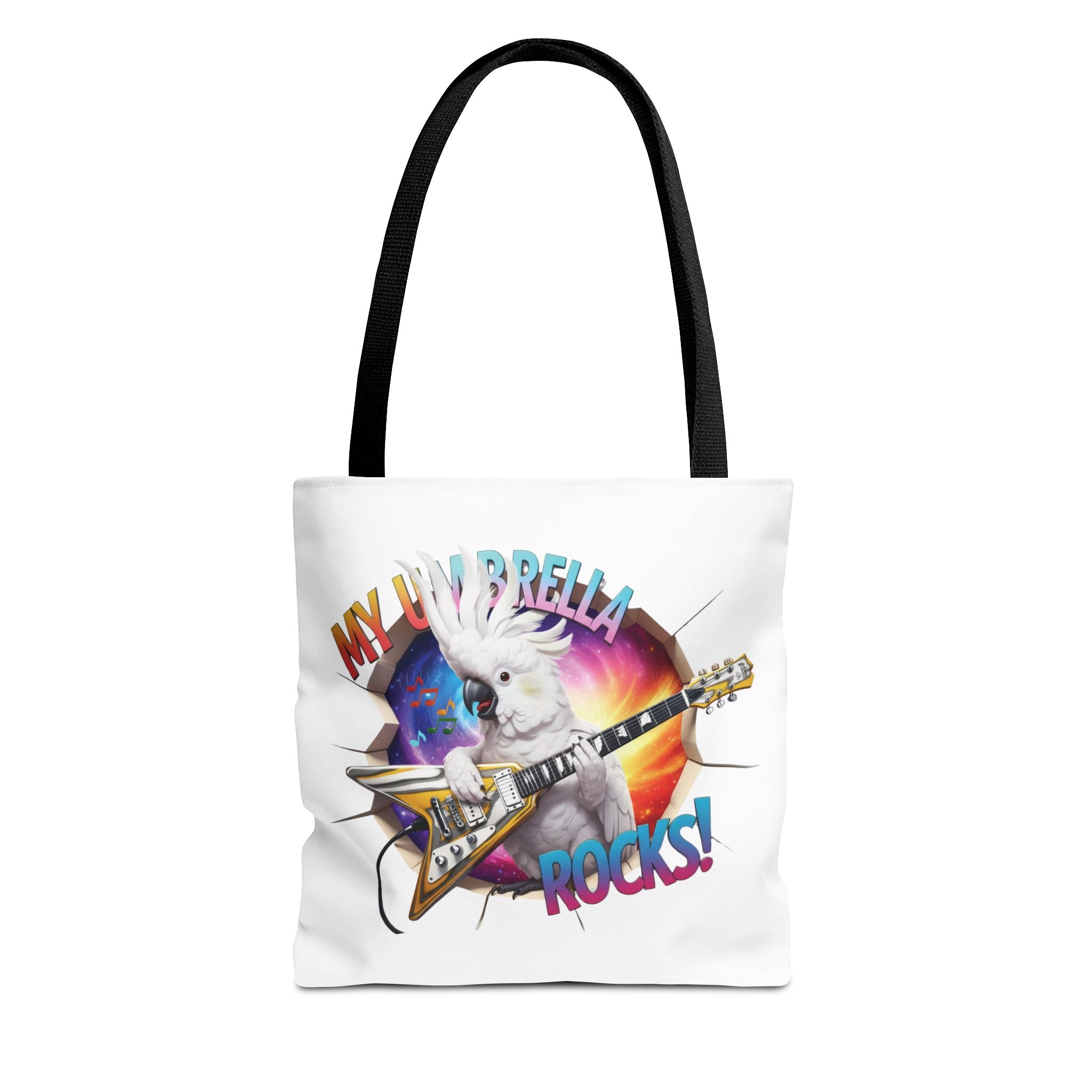 Umbrella Cockatoo Rocks Tote Bag