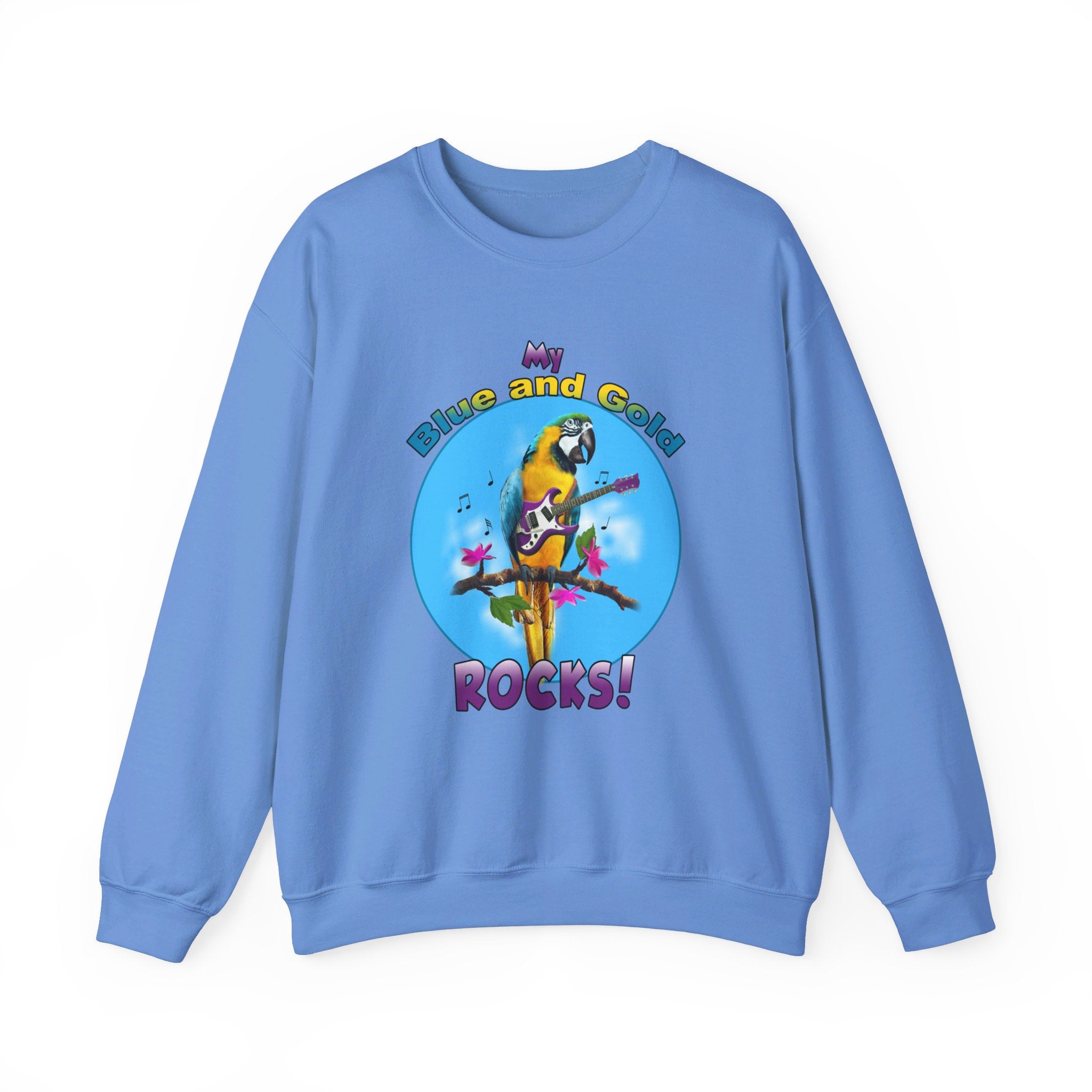 My Blue And Gold Rocks Guitar Sweatshirt