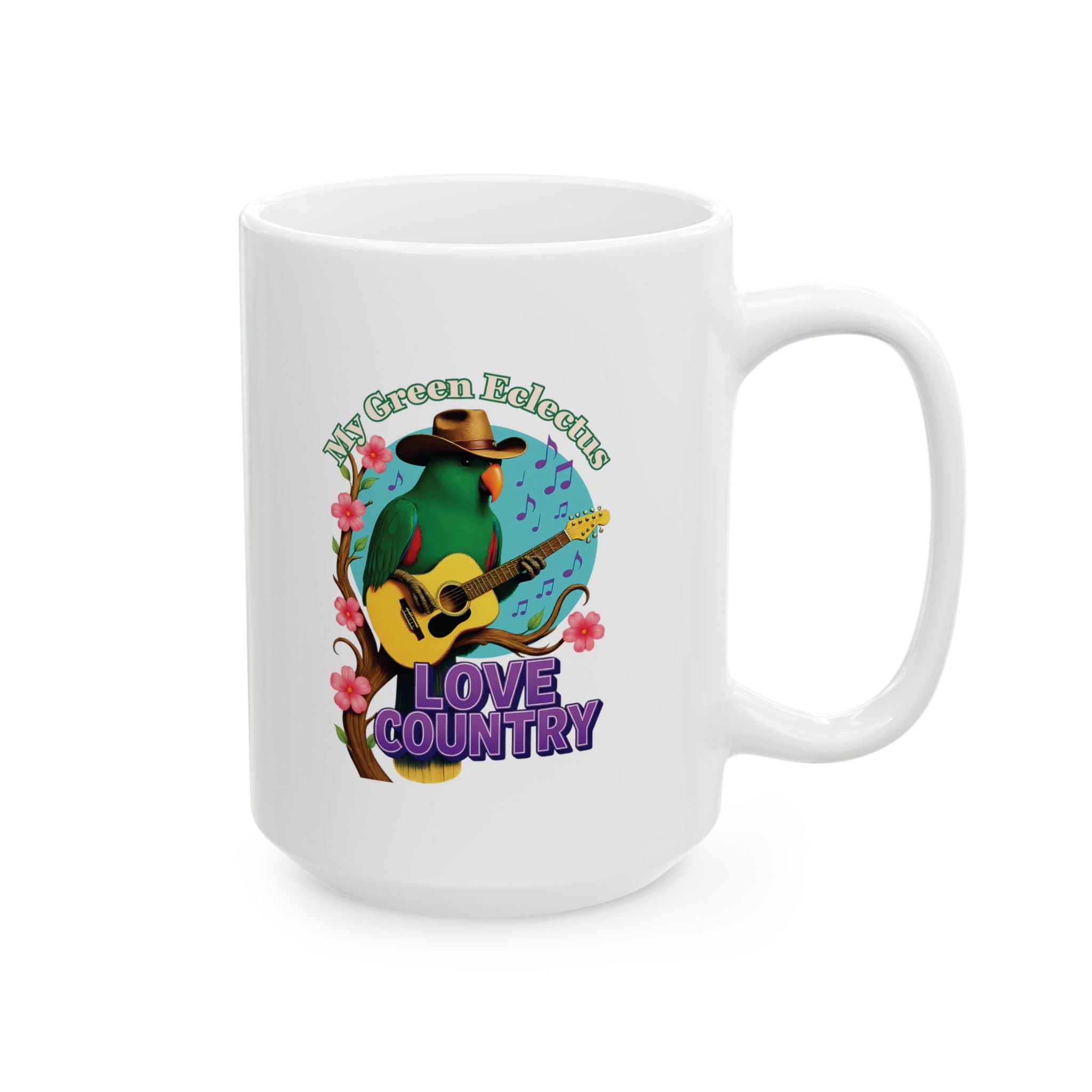 Green Eclectus Mug