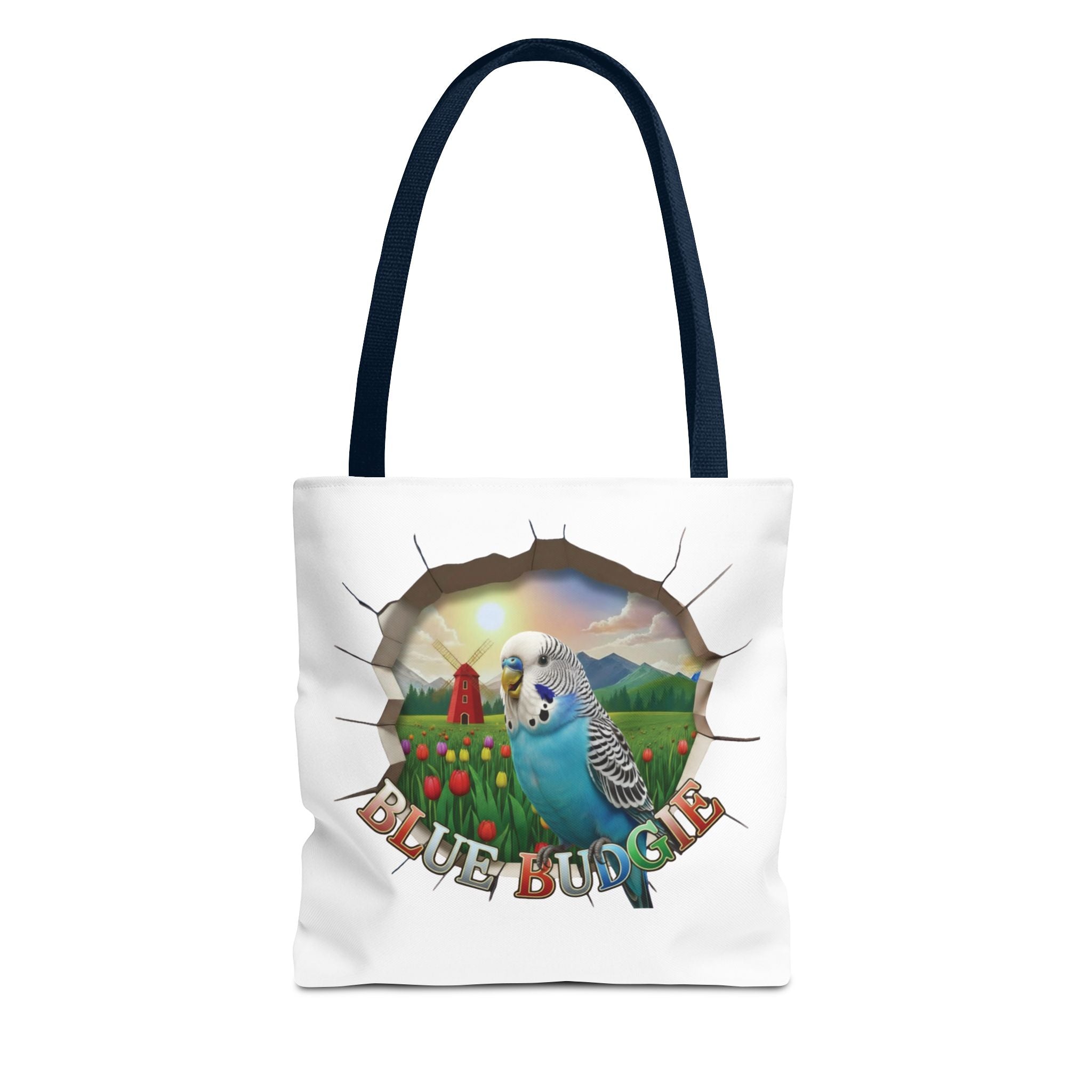 Blue Budgie Nature Tote Bag