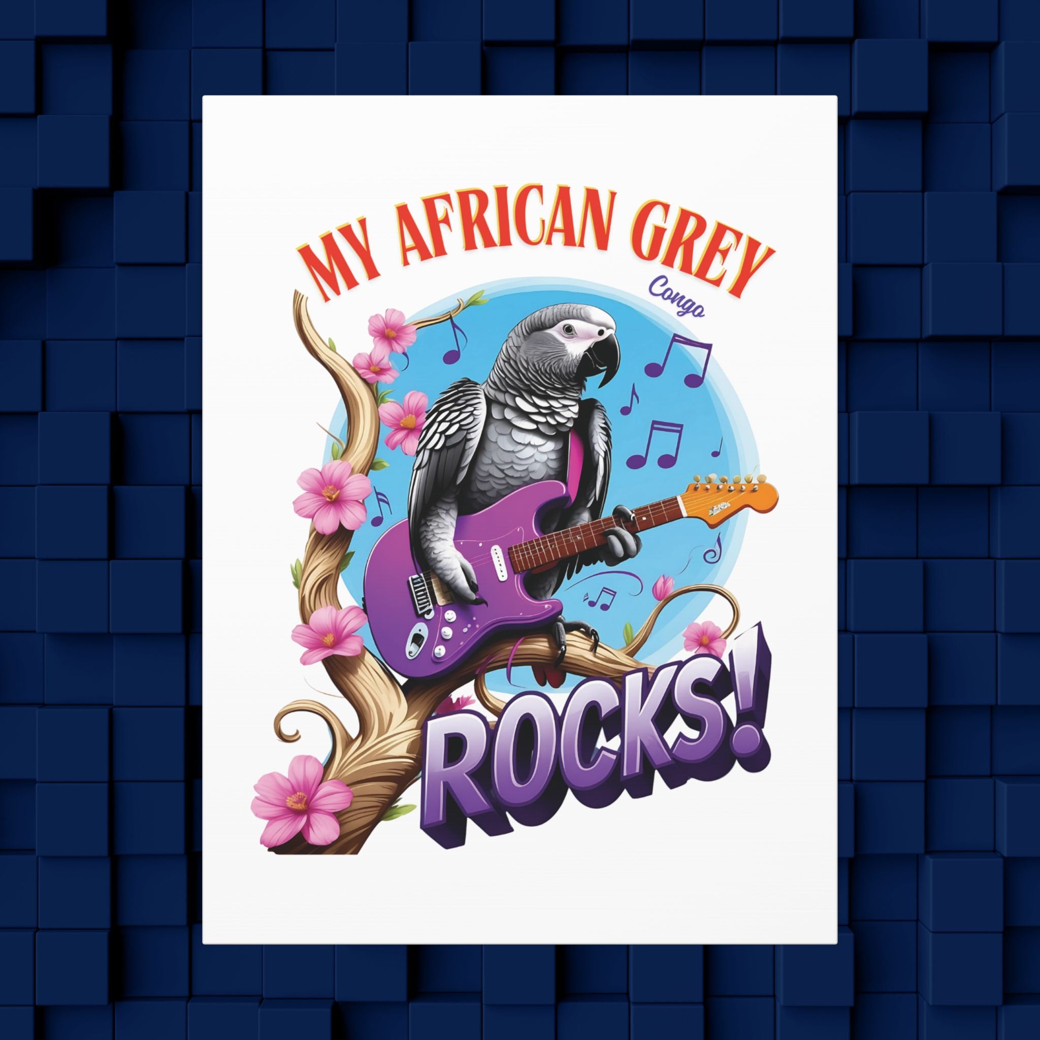 African Grey Congo Wall Hangings