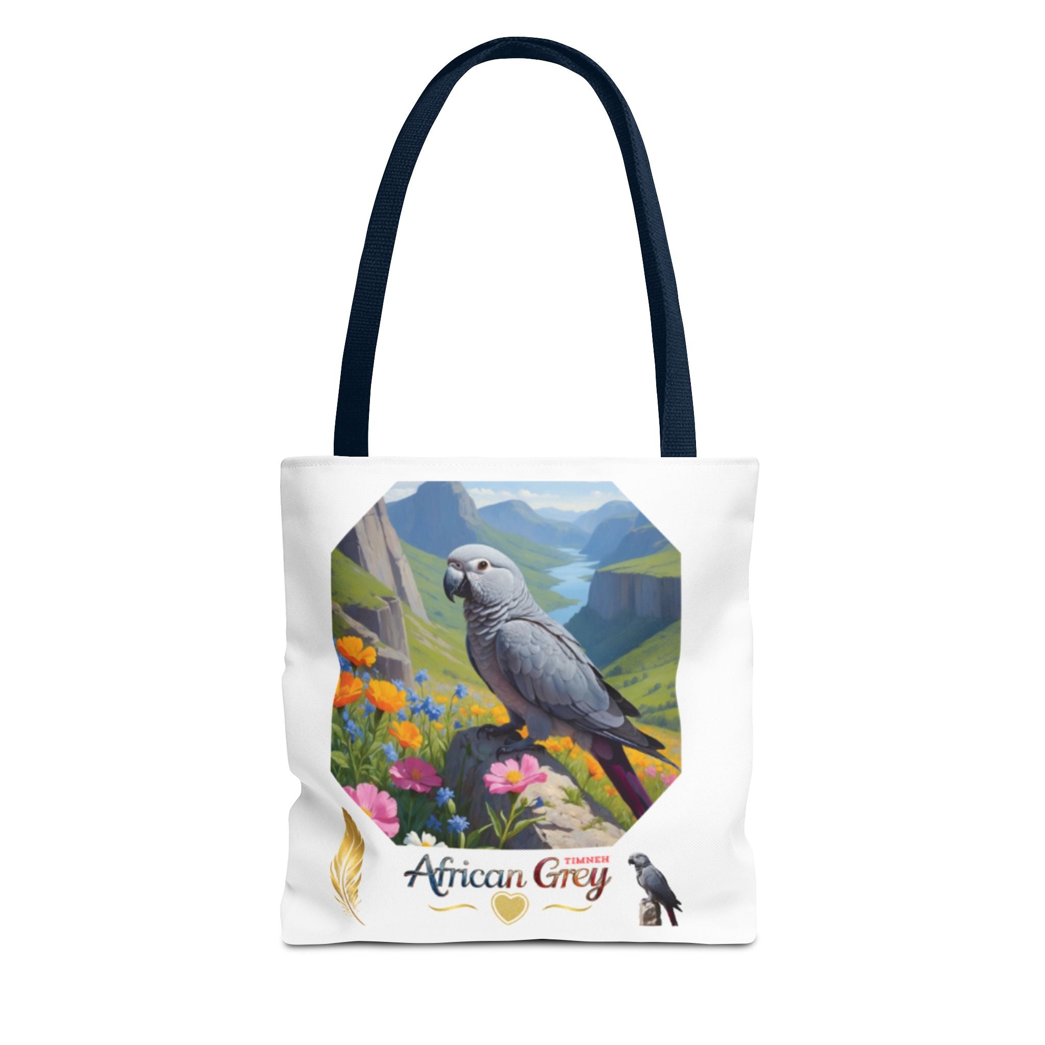 African Grey Timneh Valley Tote Bag