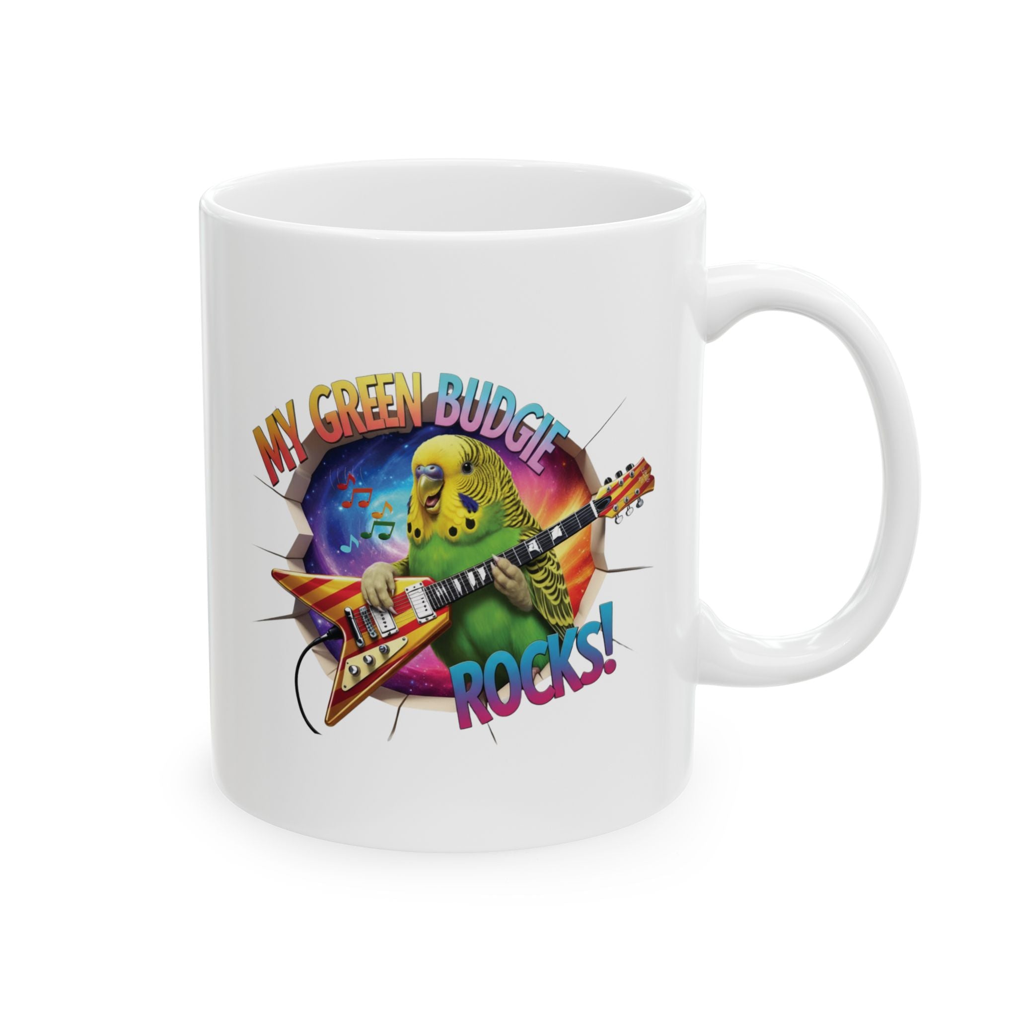 Green Budgie Breakthrough Mug