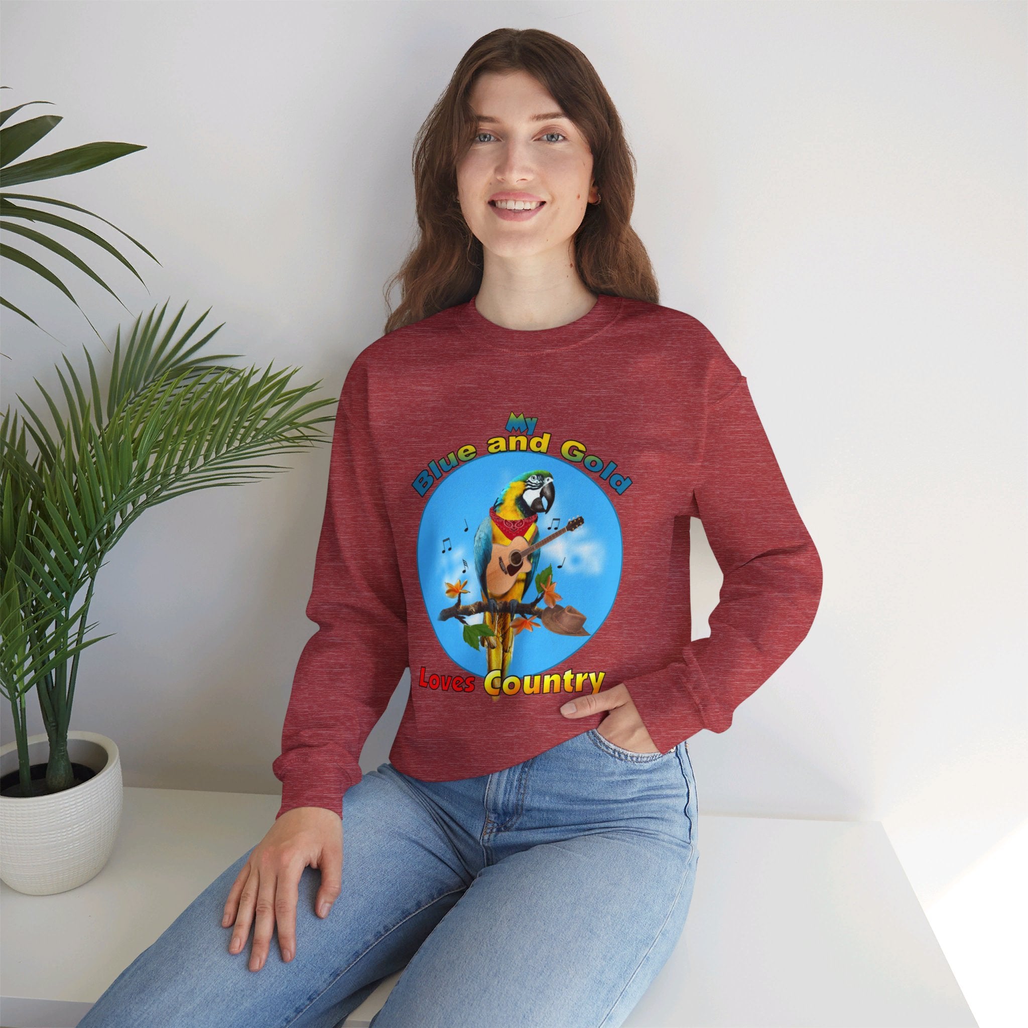 My Blue And Gold Loves Country Sweatshirt