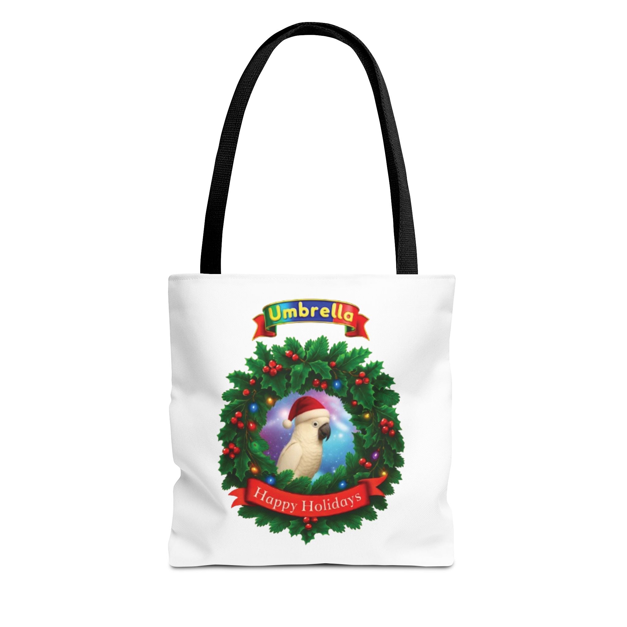 Happy Holidays Umbrella Tote Bag