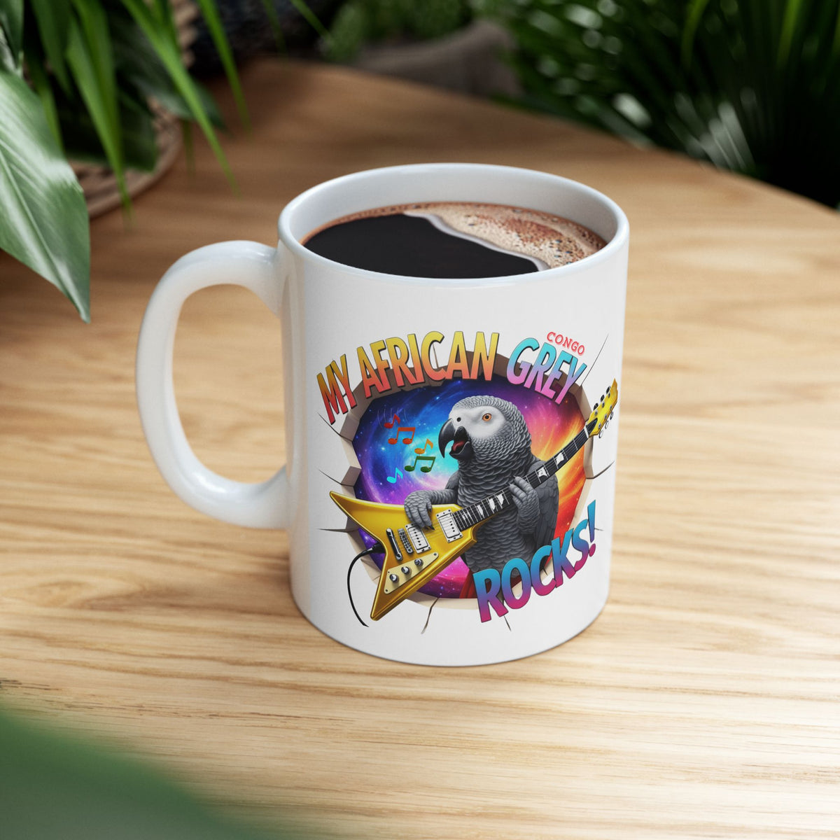 My African Grey Congo Rocks Mug