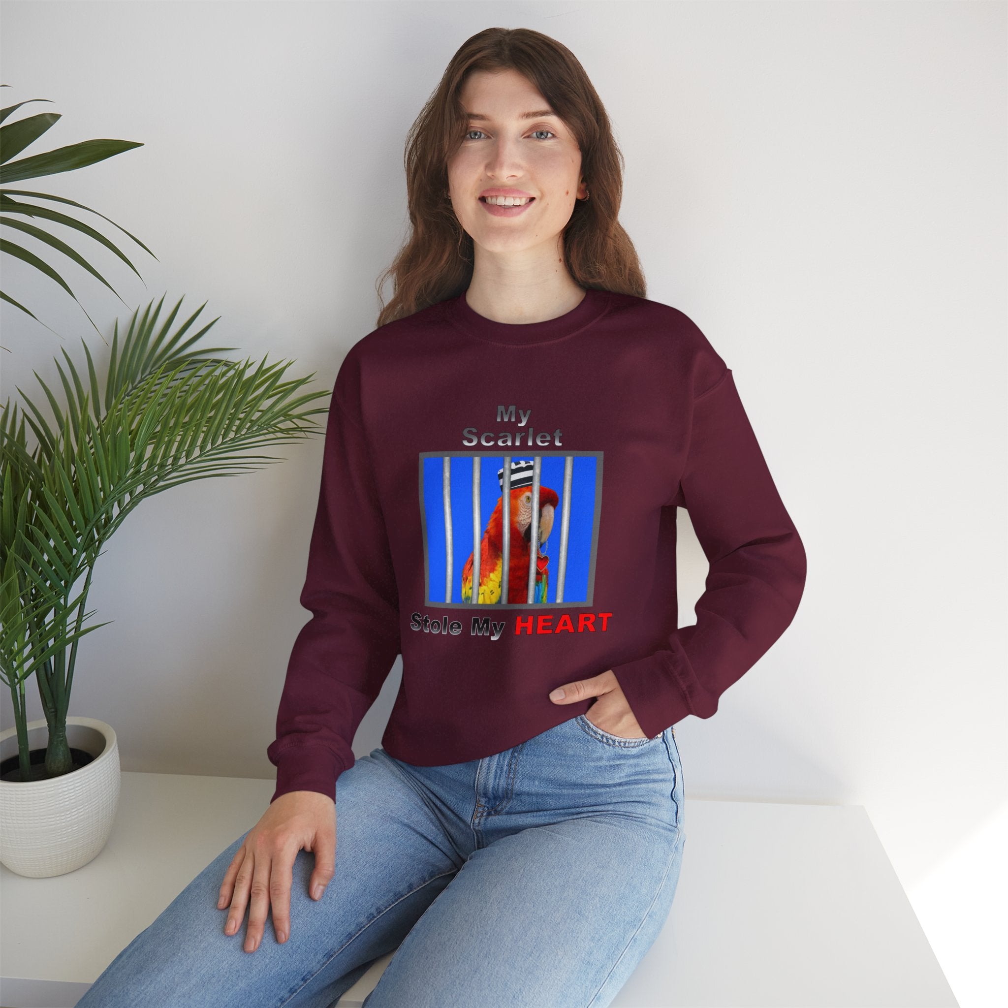 My Scarlet Stole My Heart Jailbird Sweatshirt