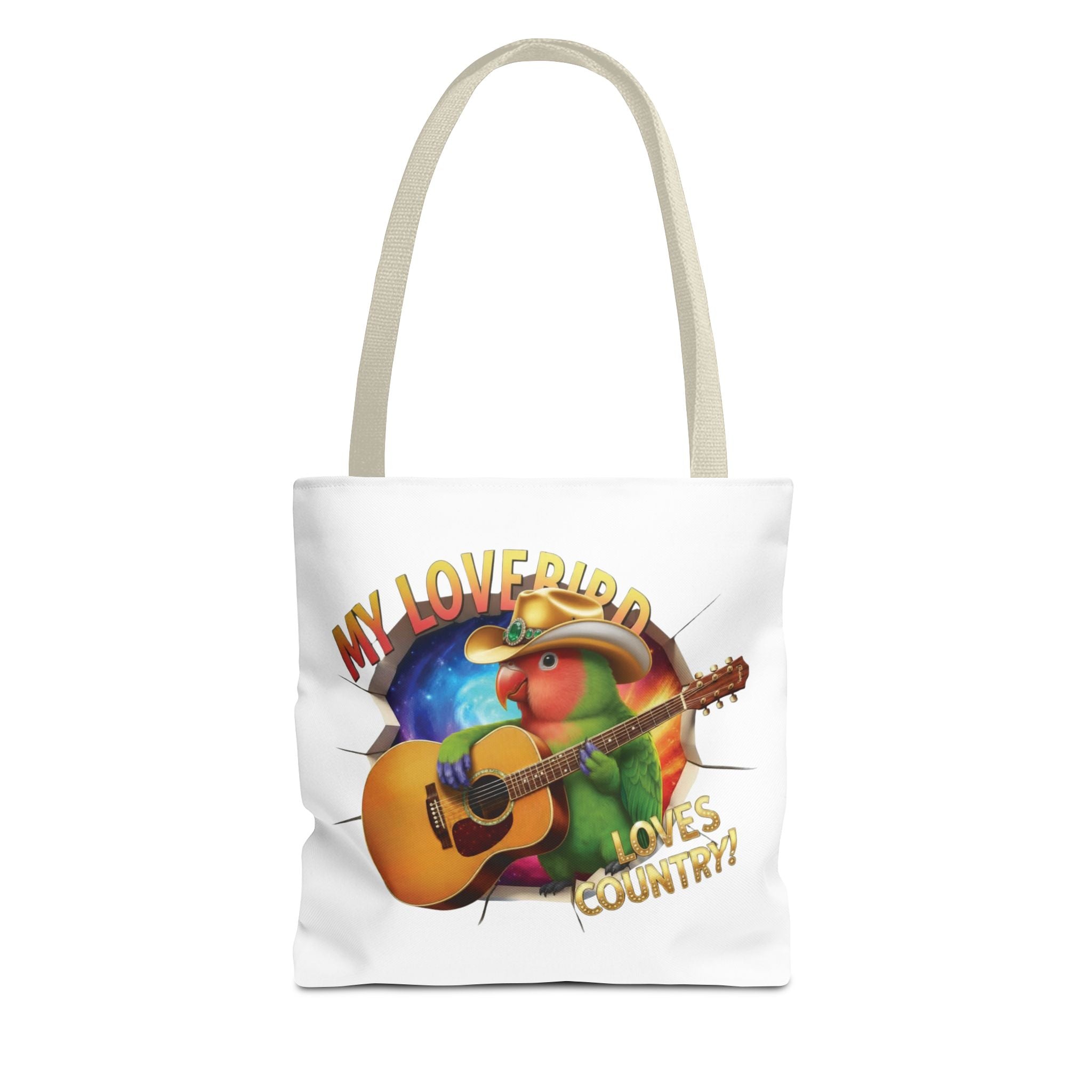 My Lovebird Loves Country Tote Bag