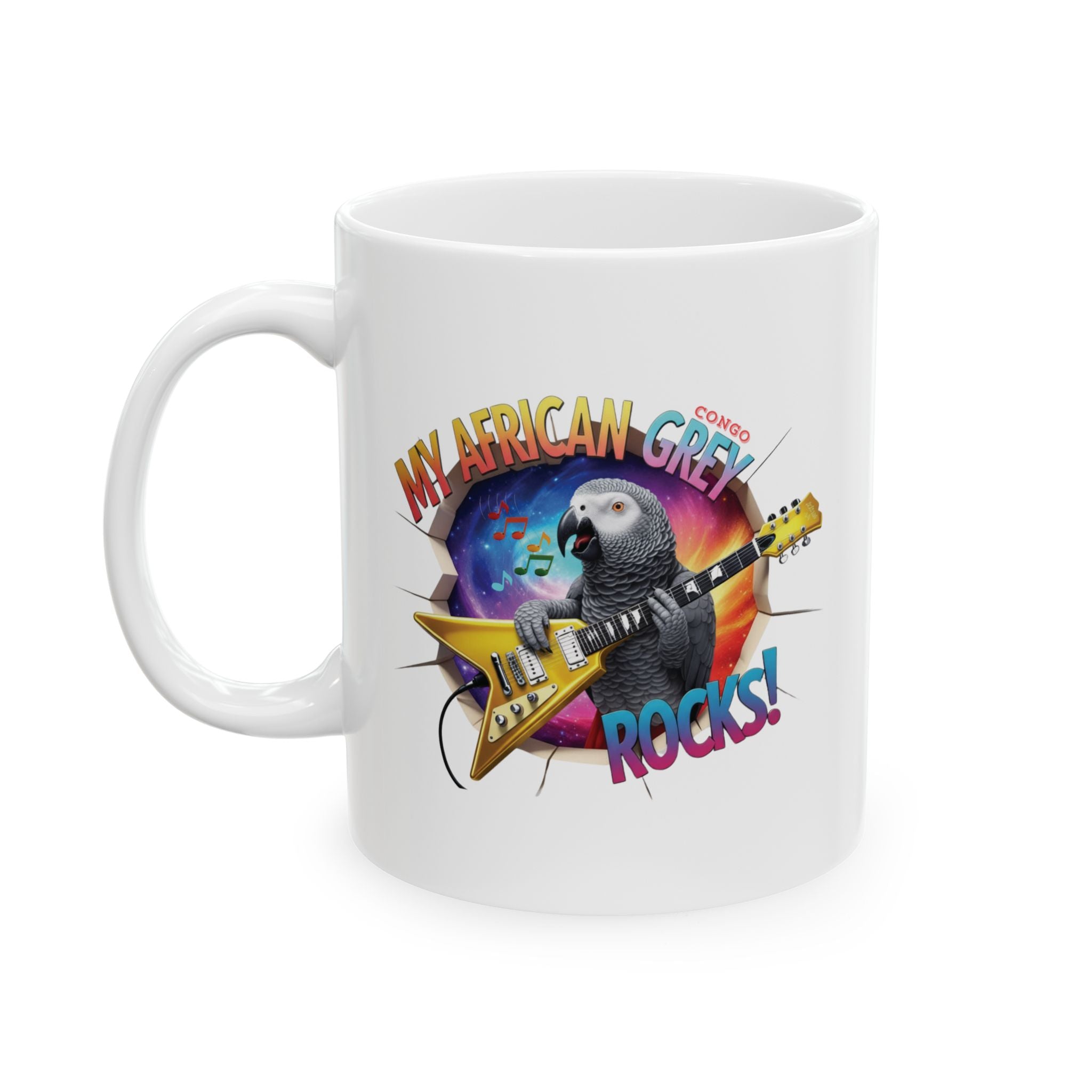 African Grey Congo Rocks Mug