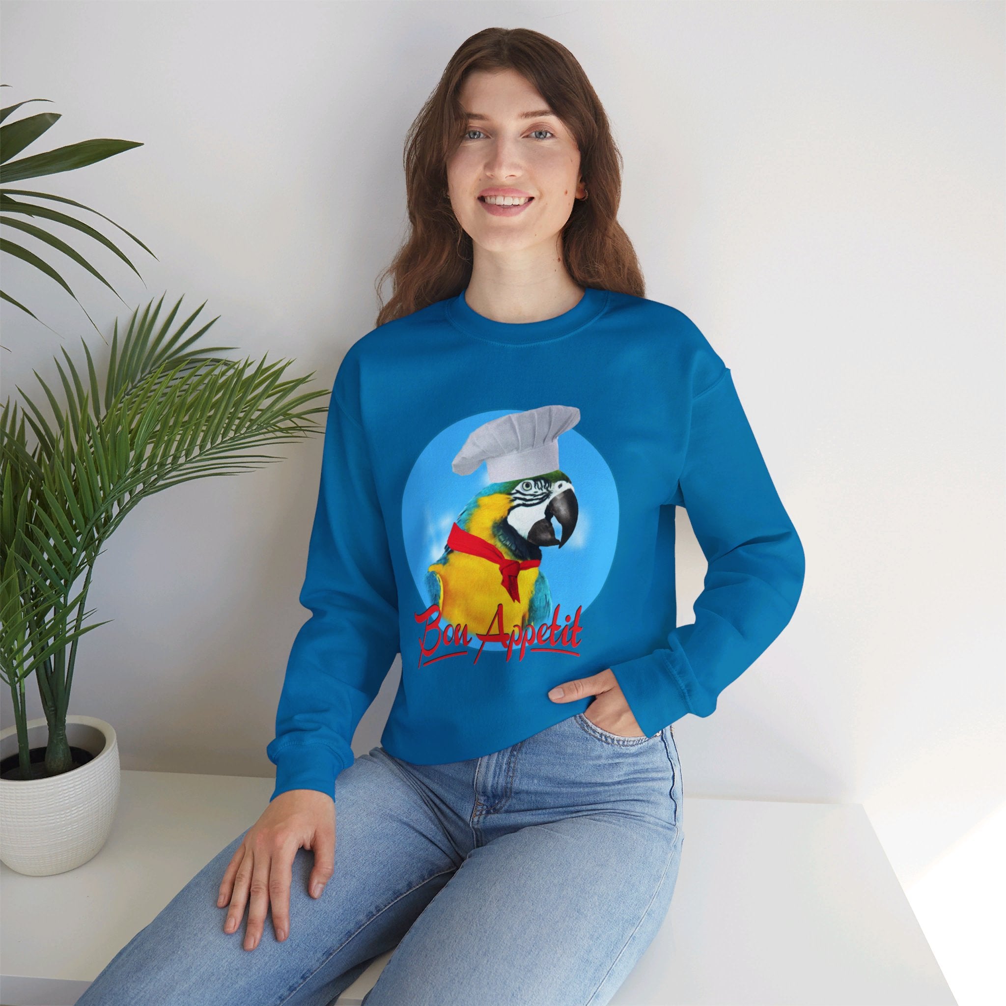 Bon Appetit Blue And Gold Sweatshirt