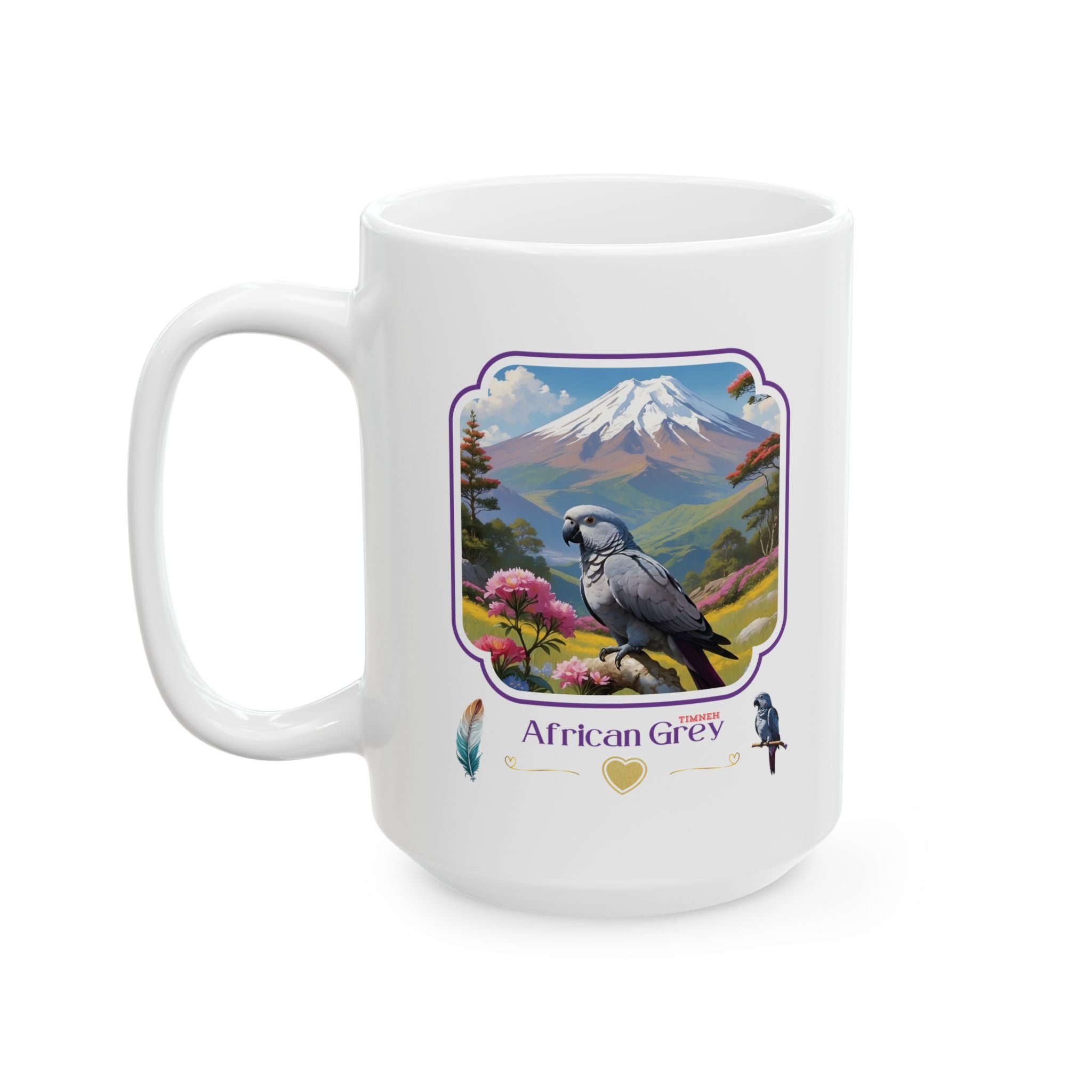 African Grey Timneh Mountain Mug