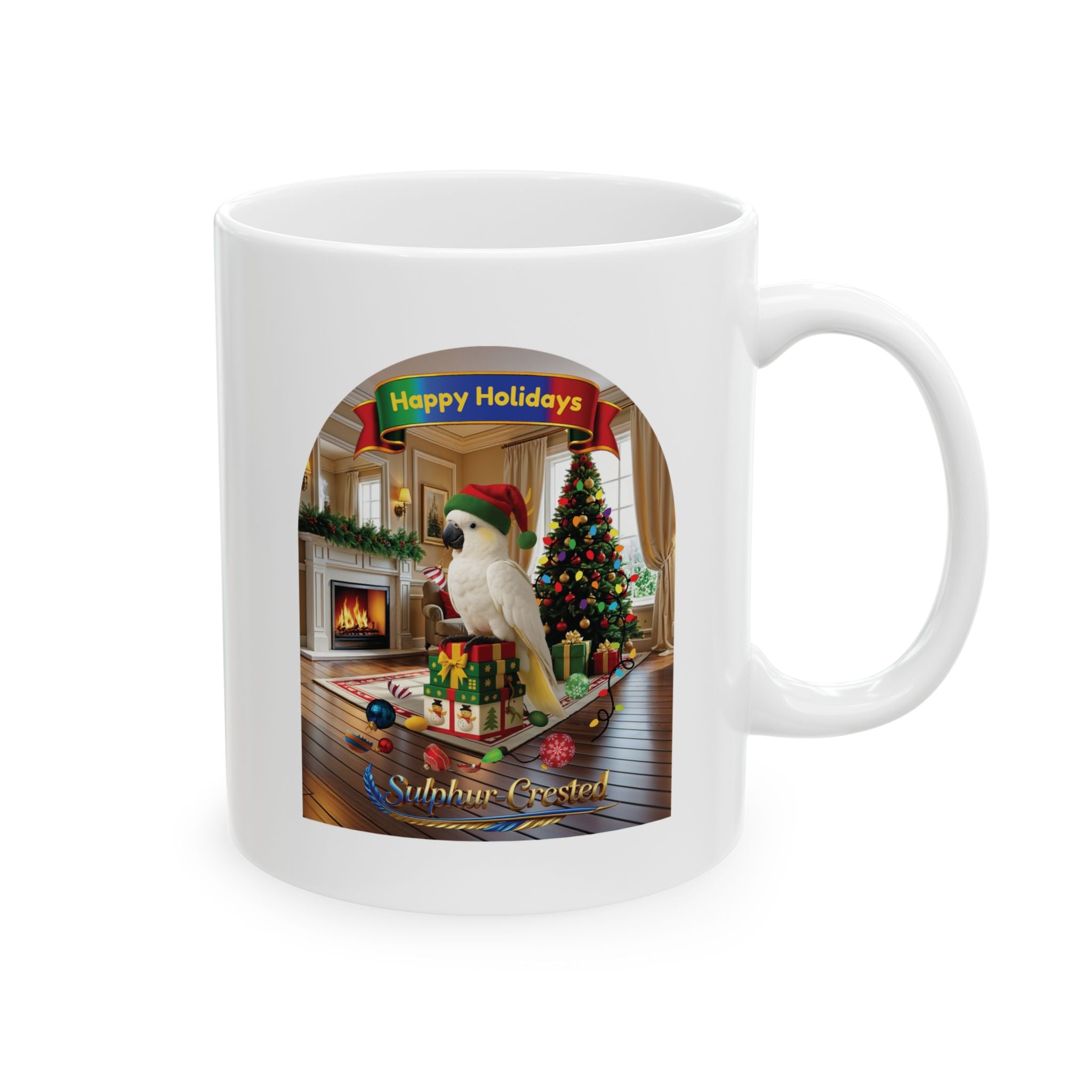 Happy Holidays Sulphur-Crested Mug