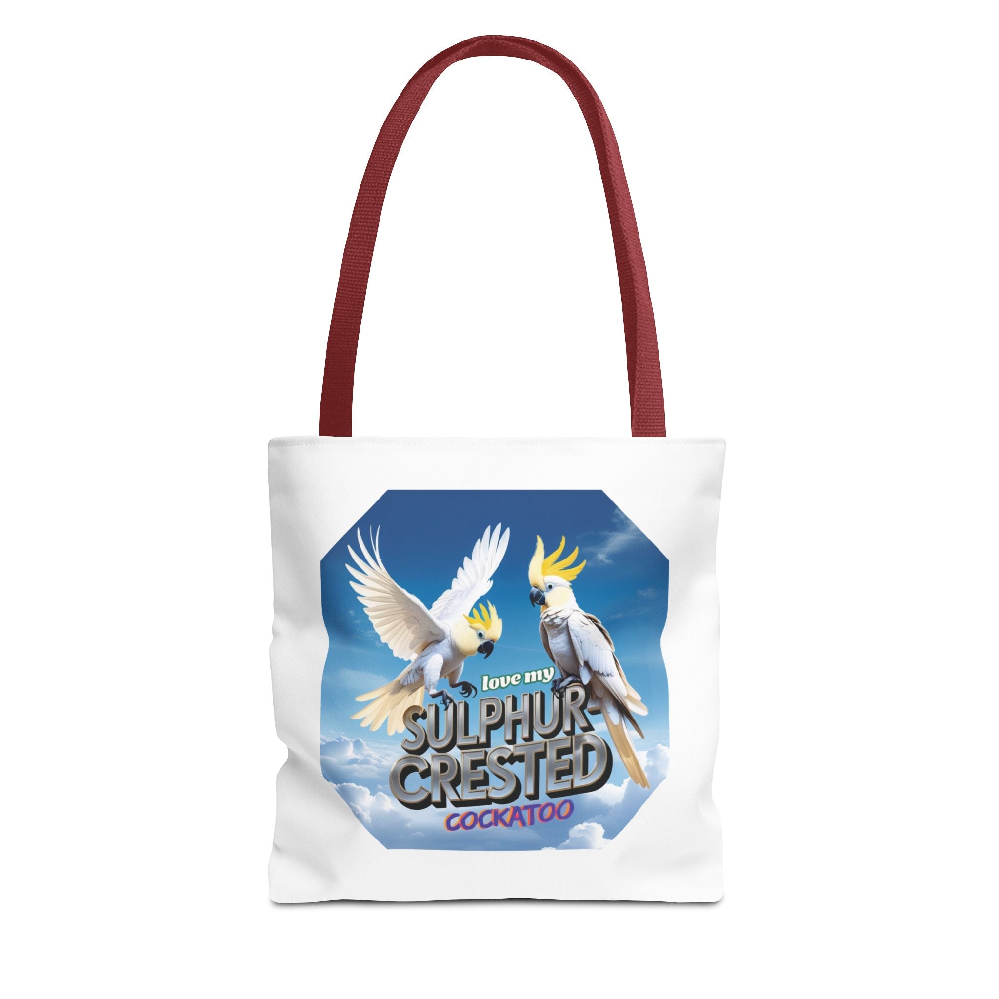 Love My Sulphur-Crested Cockatoo Tote Bag
