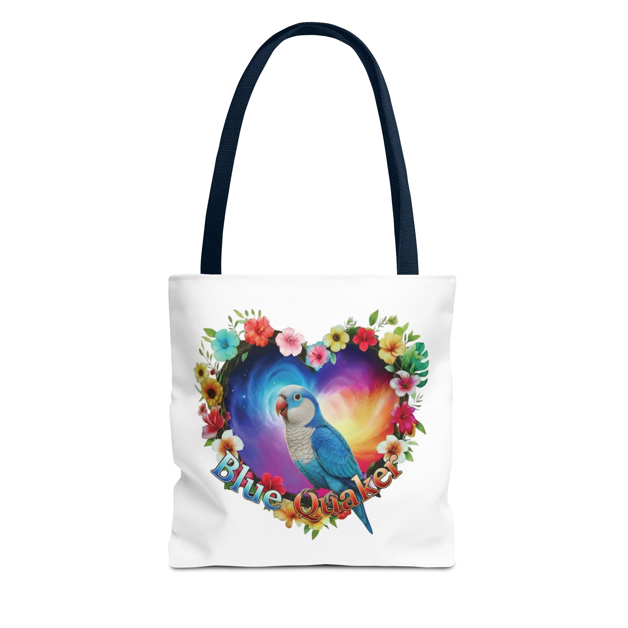 Blue Quaker Bird Tote Bag