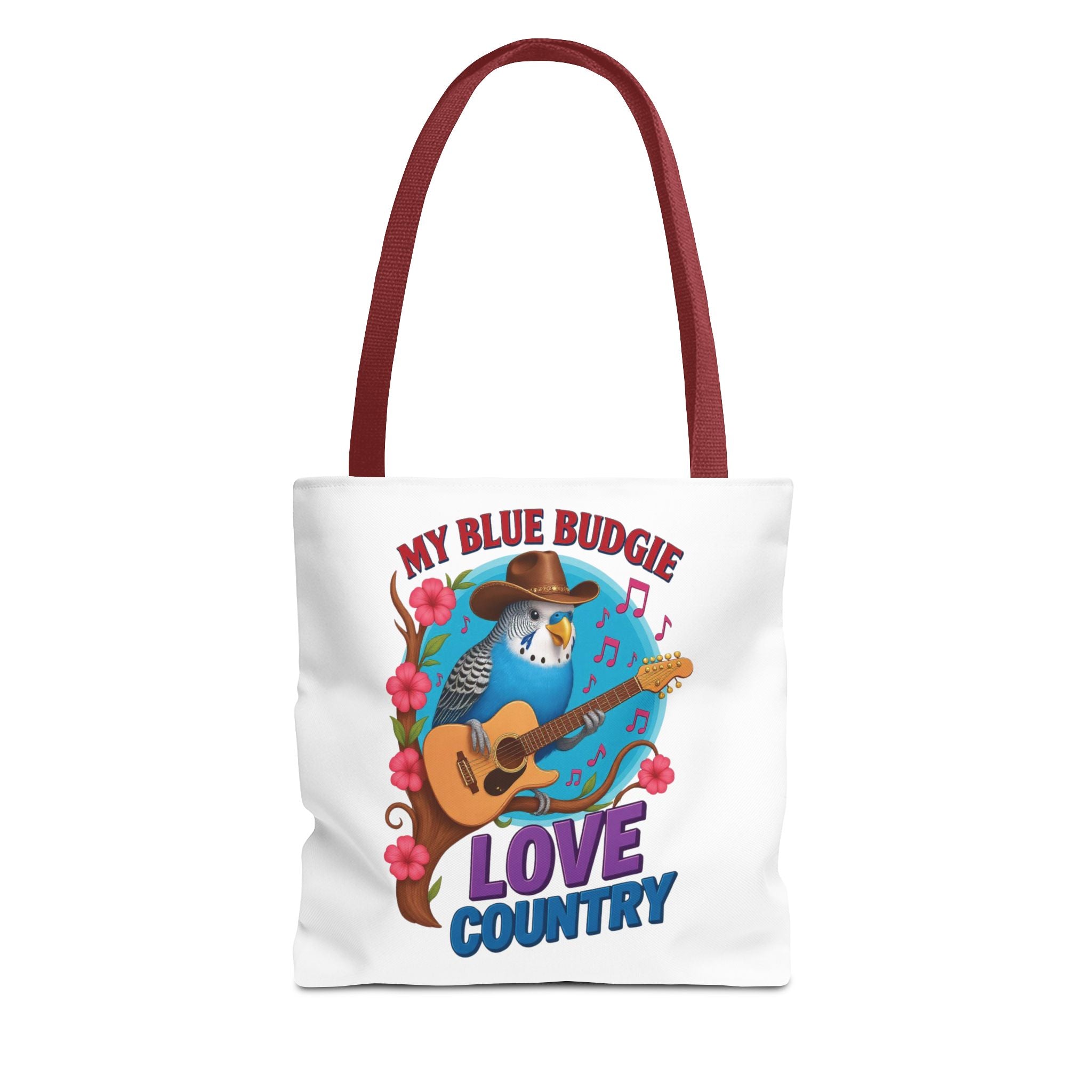 My Blue Budgie Loves Country Tote Bag