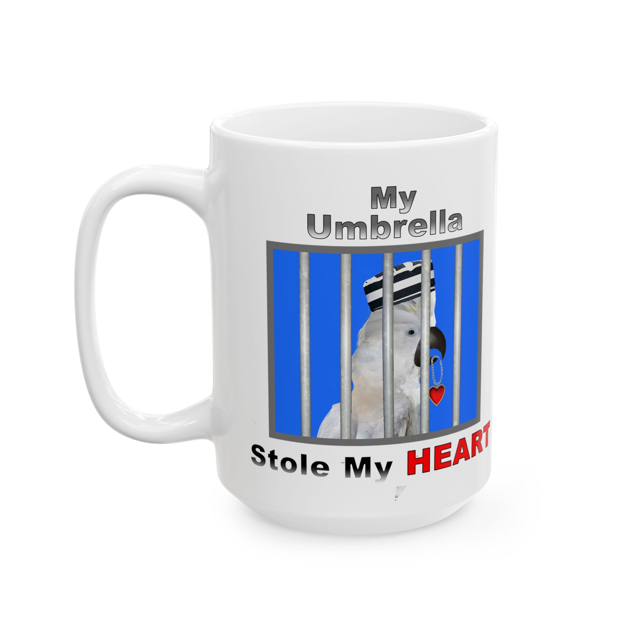 My Umbrella Stole My Heart Jailbird Mug