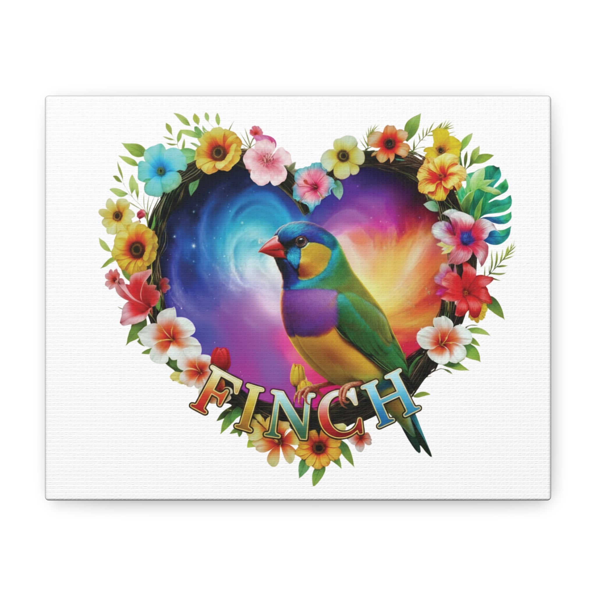 Finch Heart Design Wall-Hanging