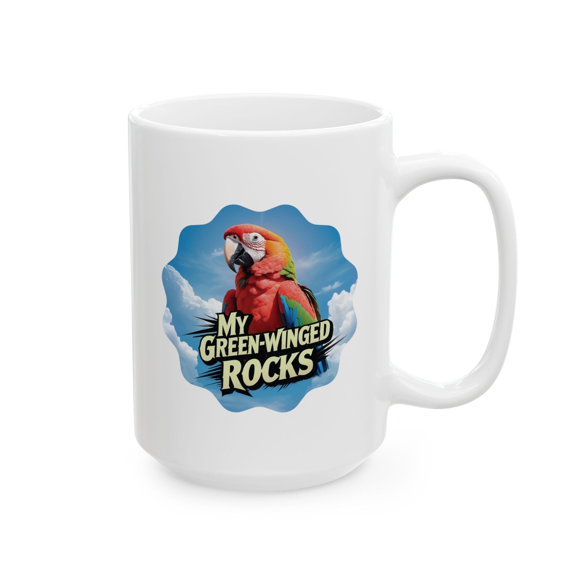 My Green Winged Rocks Mug